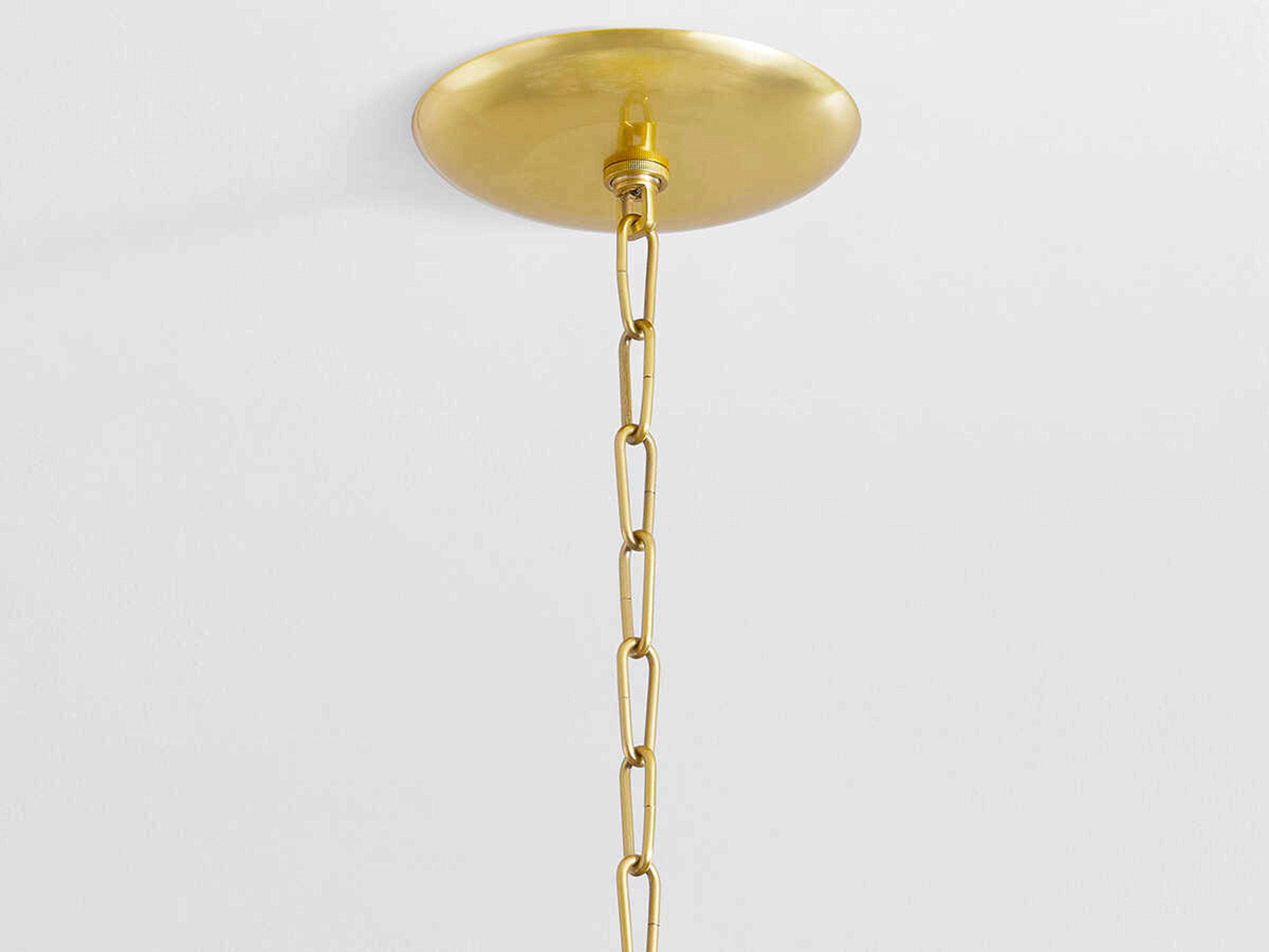 Hudson Valley Darcia 7-Light Aged Brass Chandelier