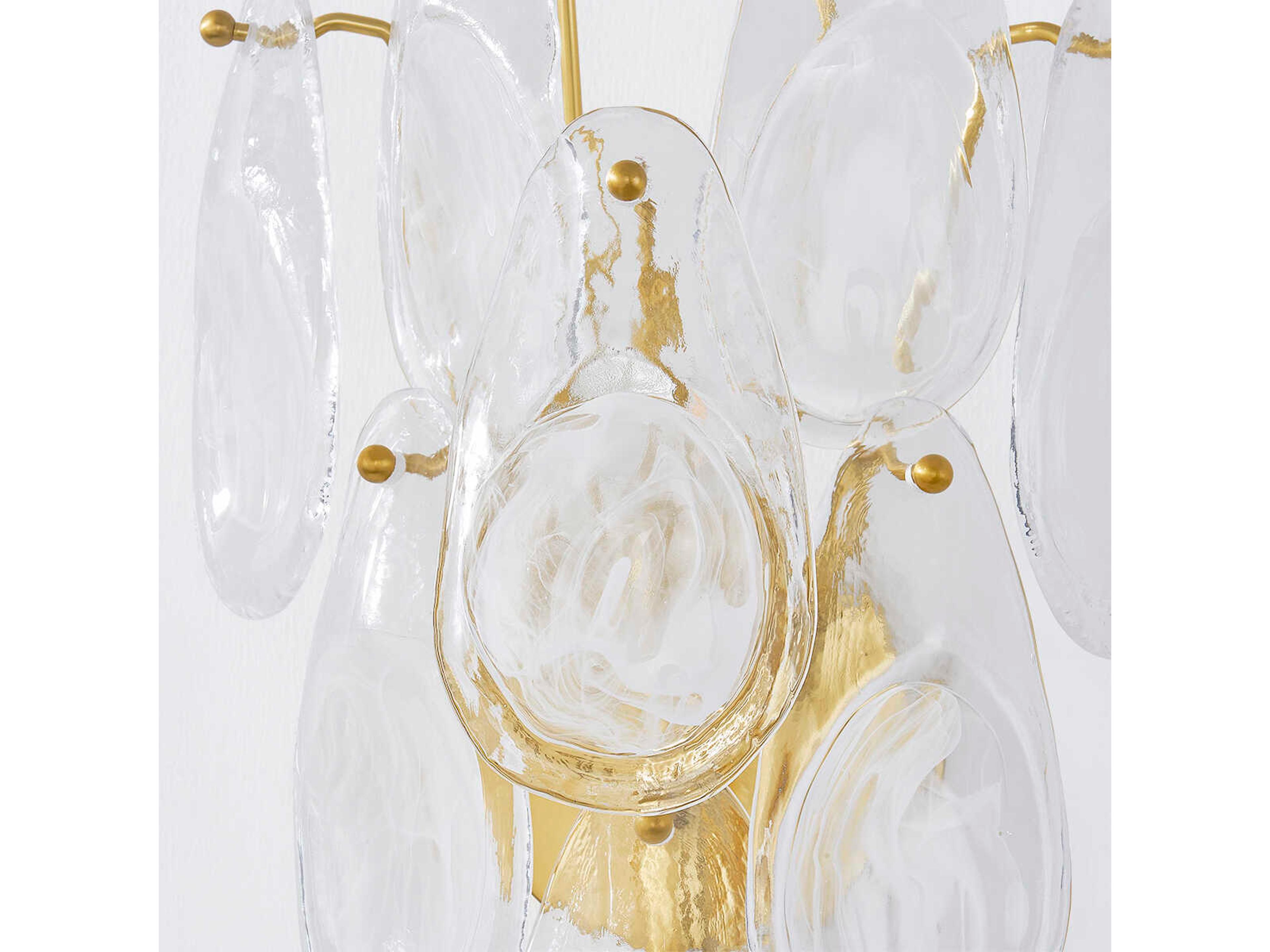 Hudson Valley Darcia 2-Light Aged Brass Wall Sconce