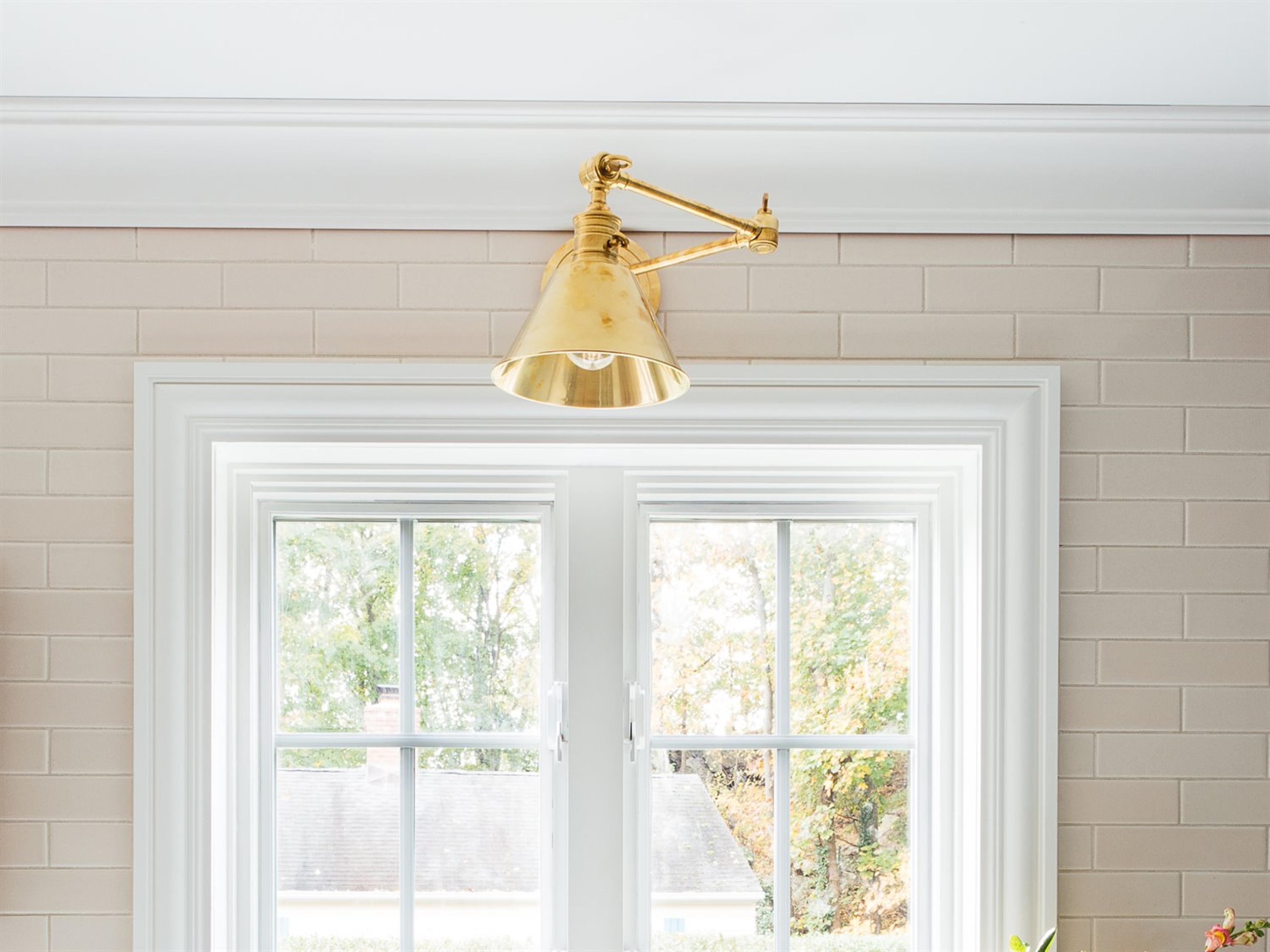 Hudson Valley Garden City Swing Arm Light