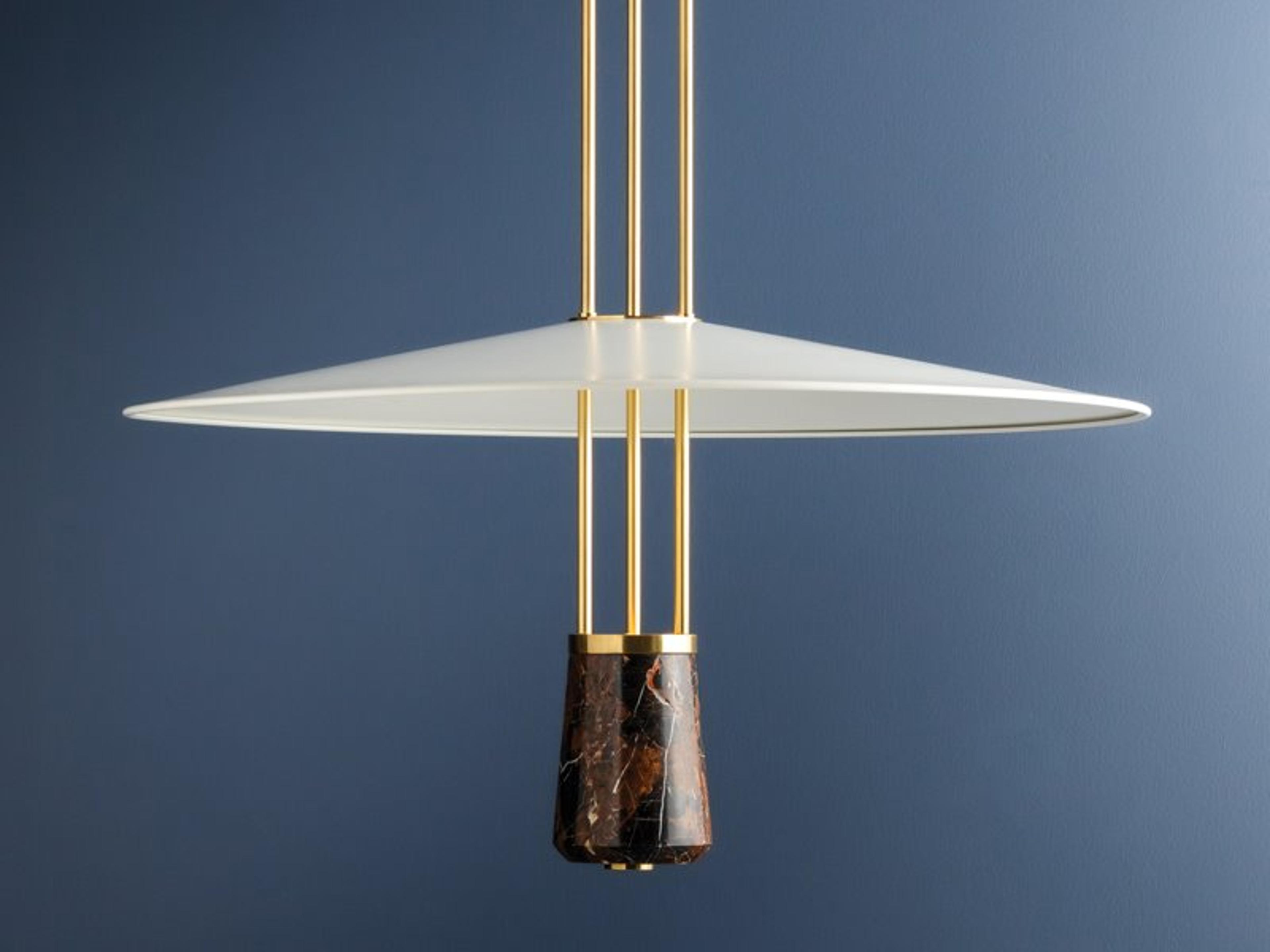 Hudson Valley Barnegat 1-Light Aged Brass Soft White Linear Pendant