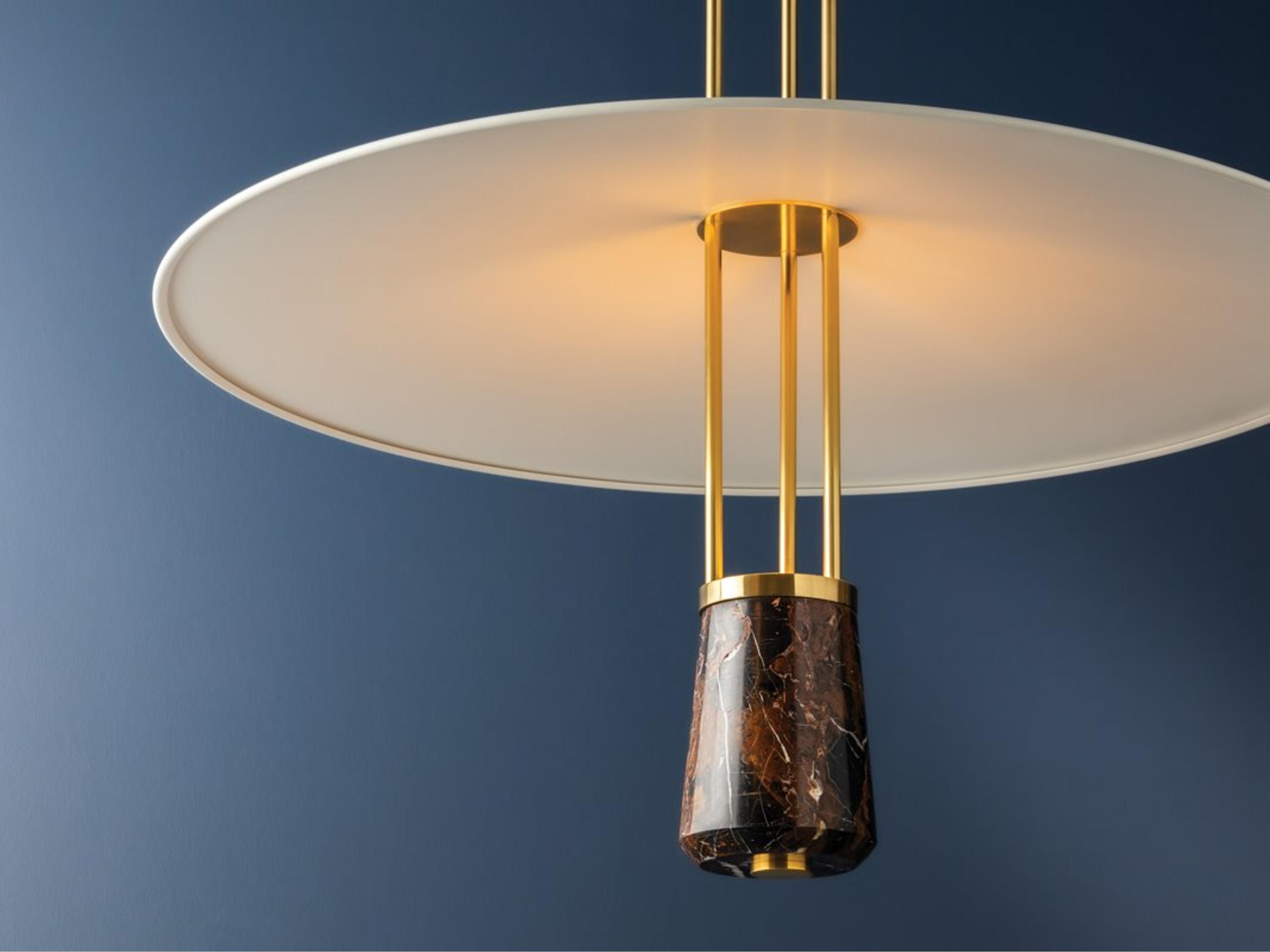 Hudson Valley Barnegat 1-Light Aged Brass Soft White Linear Pendant