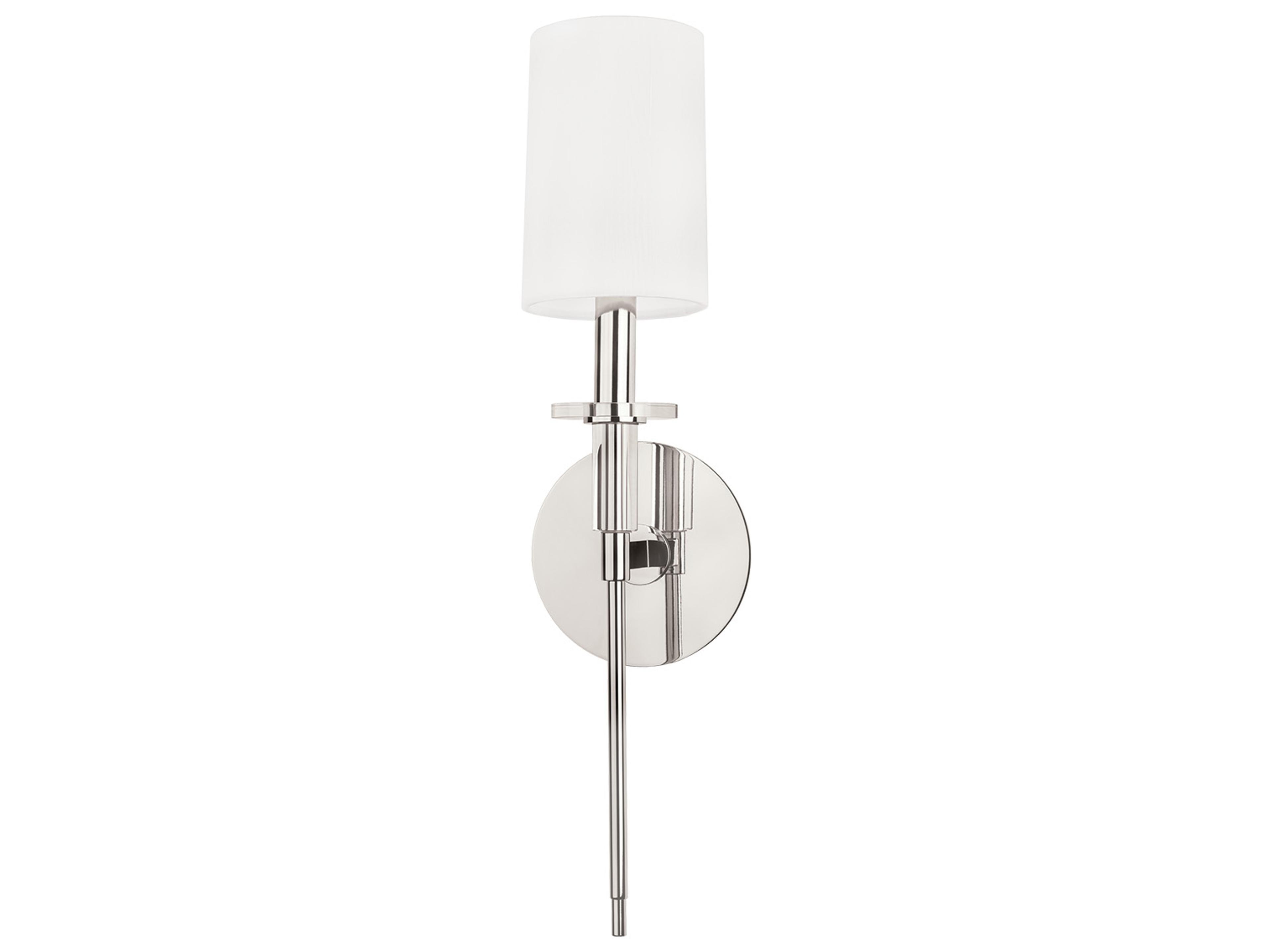 Amherst 1-Light Polished Nickel Wall Sconce
