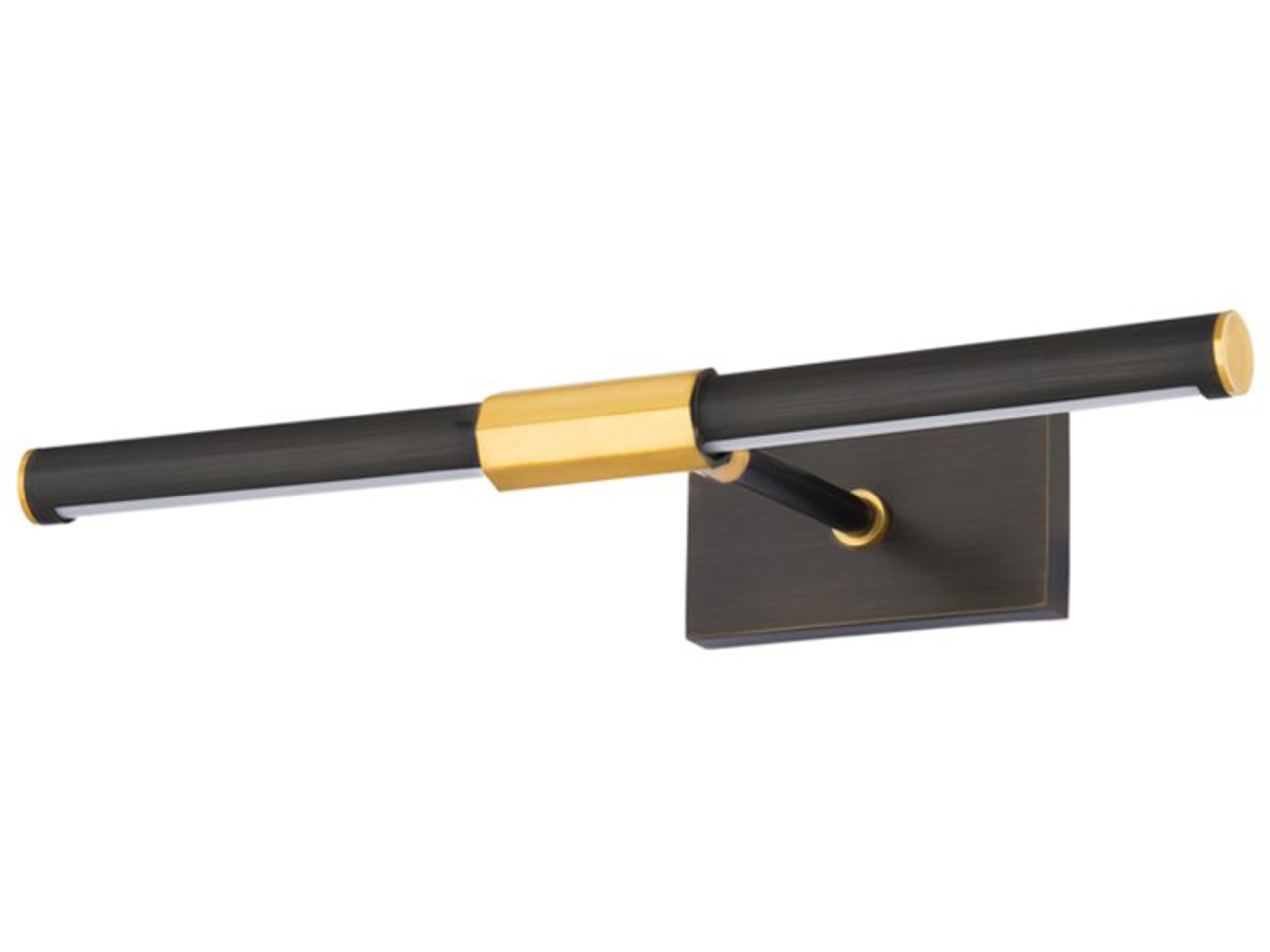 Melbourne 1-Light Aged Brass Distressed Bronze Picture Light