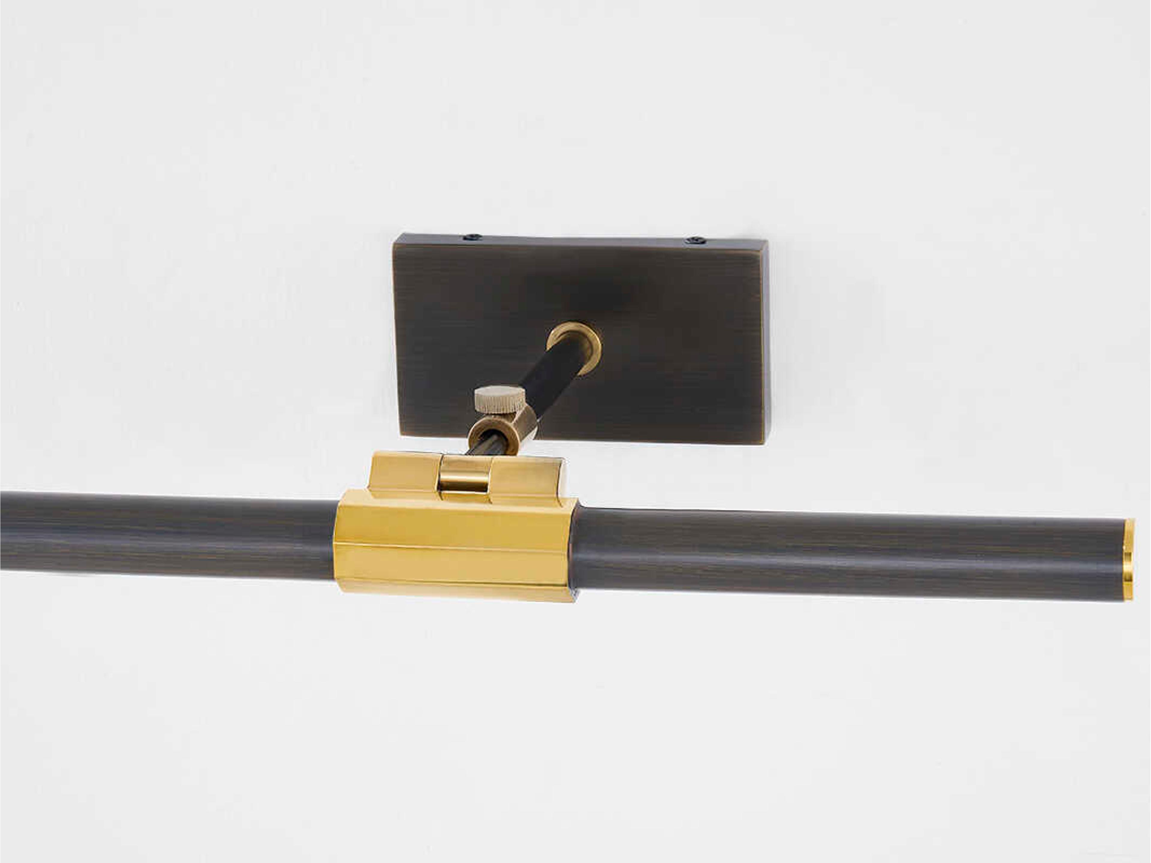 Hudson Valley Melbourne 1-Light Aged Brass Distressed Bronze Picture Light