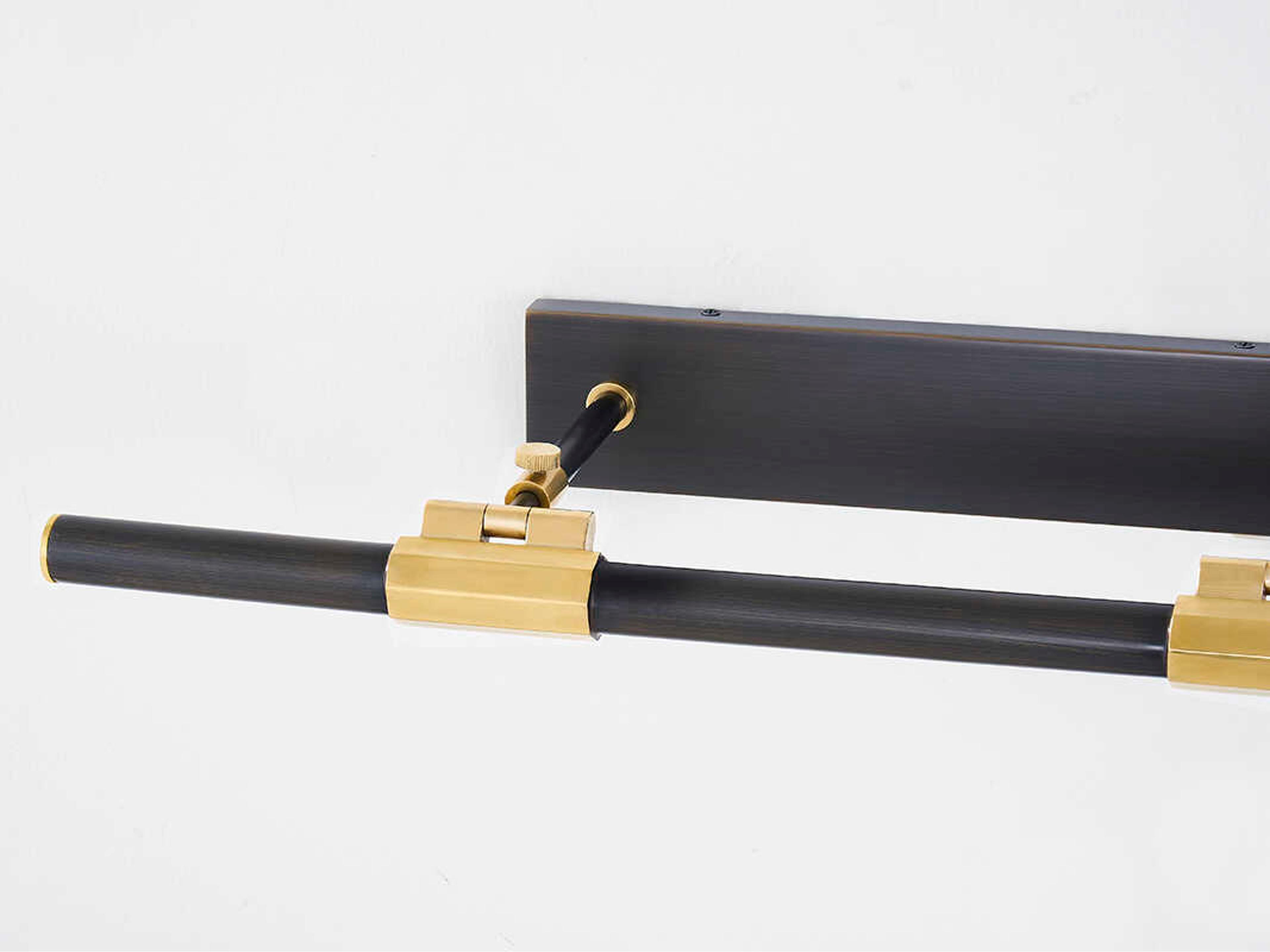 Hudson Valley Melbourne 1-Light Aged Brass Distressed Bronze Picture Light