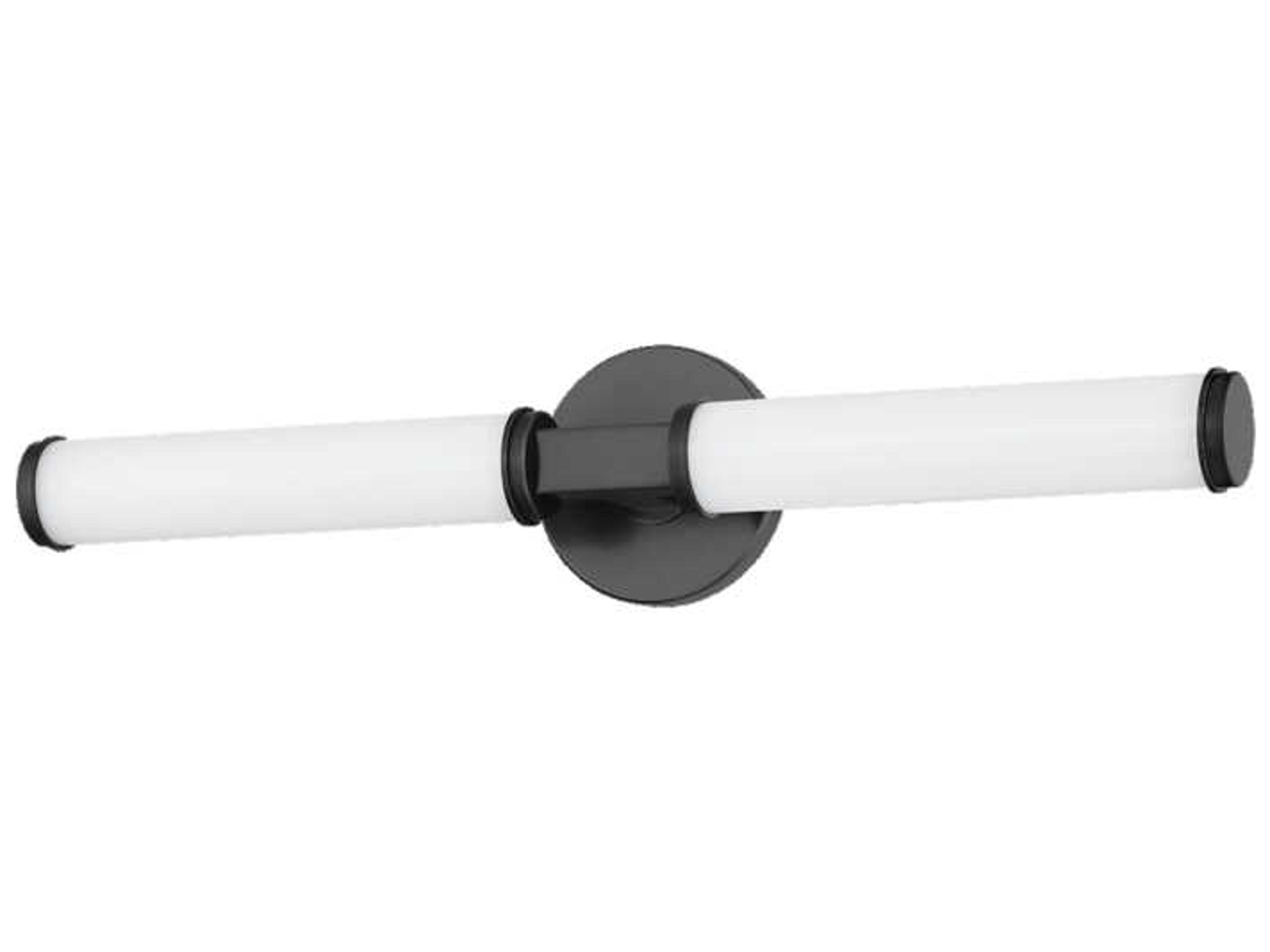 Cromwell 2-Light Old Bronze Glass LED Wall Sconce