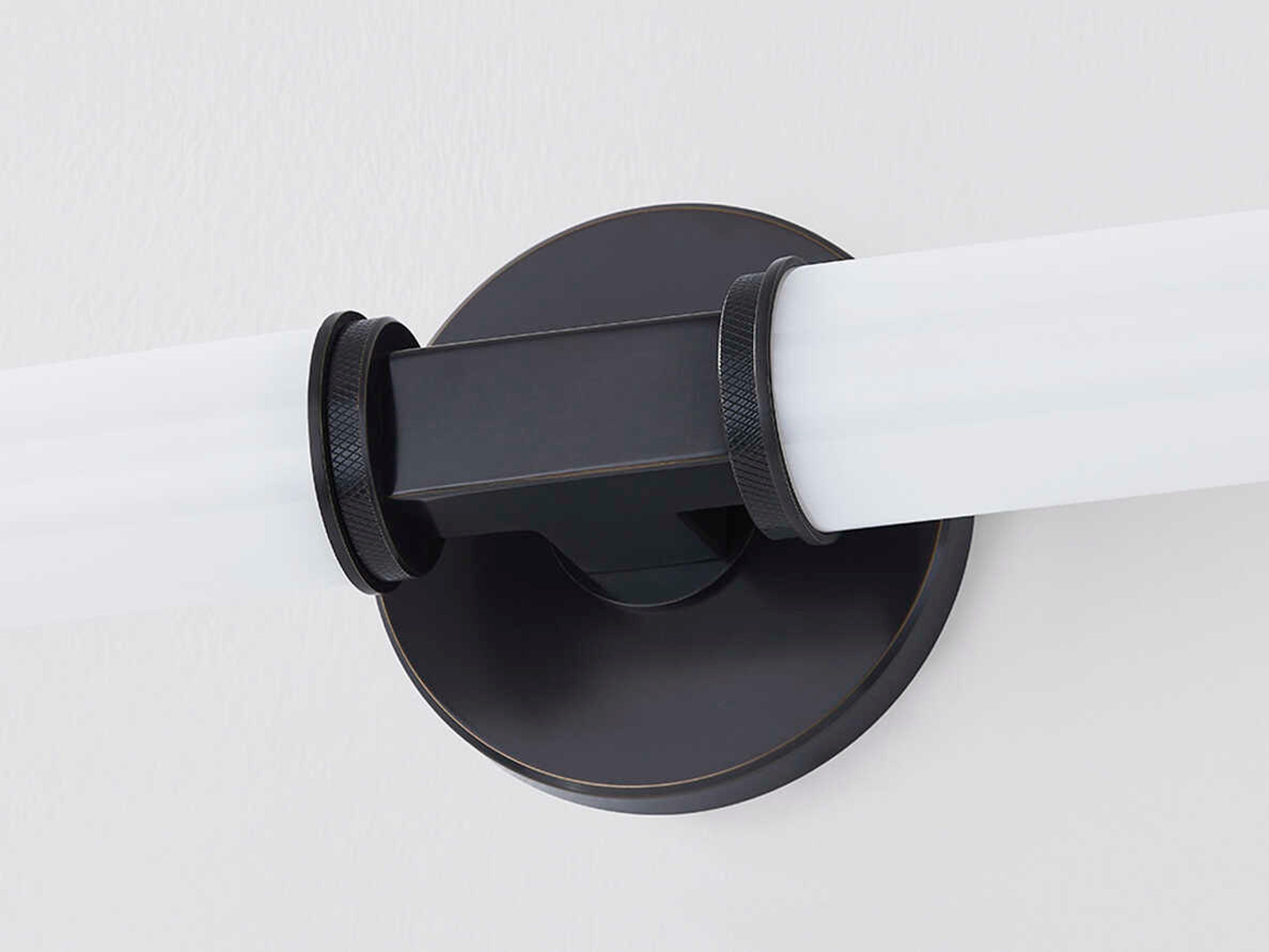 Hudson Valley Cromwell 2-Light Old Bronze Glass LED Wall Sconce