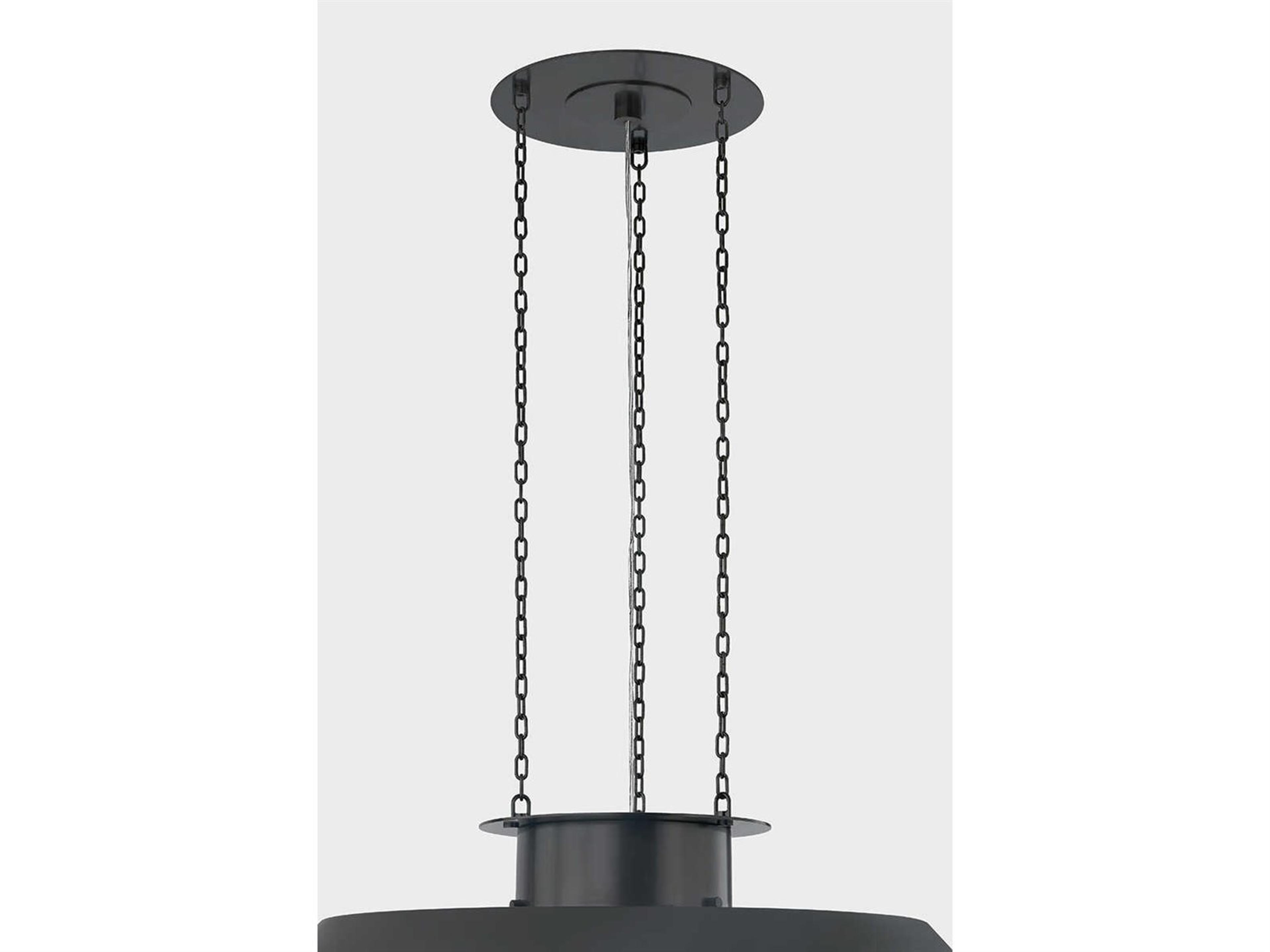 Hudson Valley Woodrow 1-Light Distressed Bronze Bowl Pendant