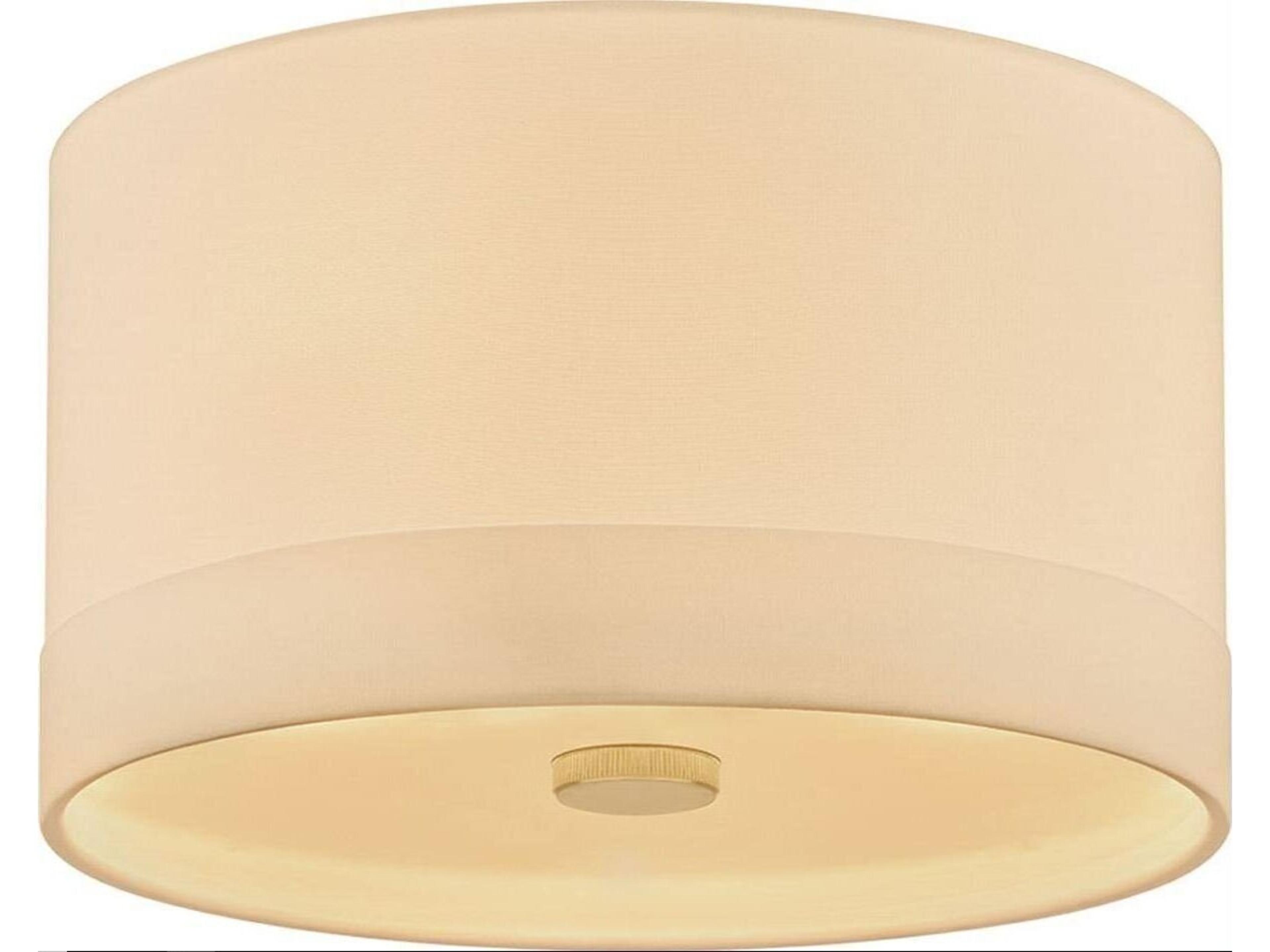 Ashland 3-Light Aged Brass Dome Flush Mount