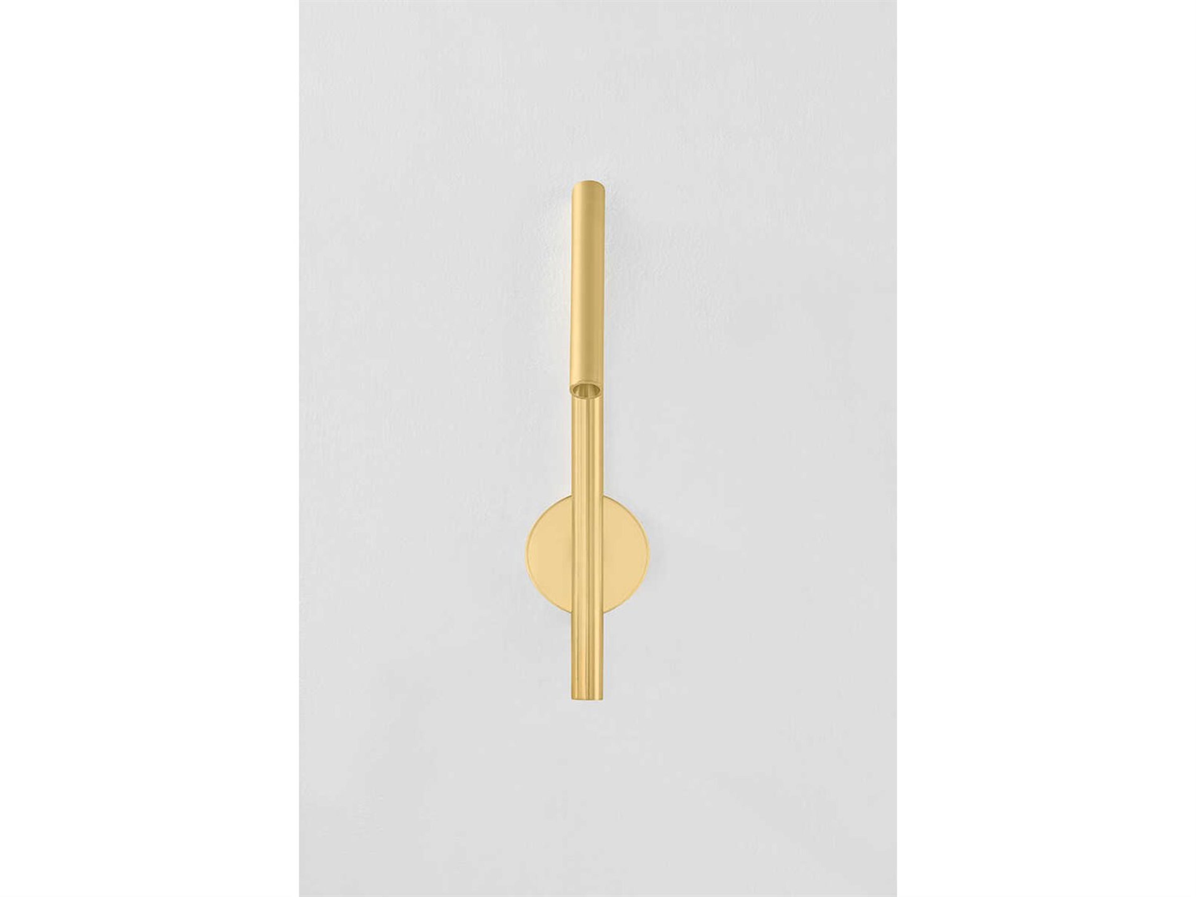 Hudson Valley Circleville 1-Light Aged Brass Wall Sconce