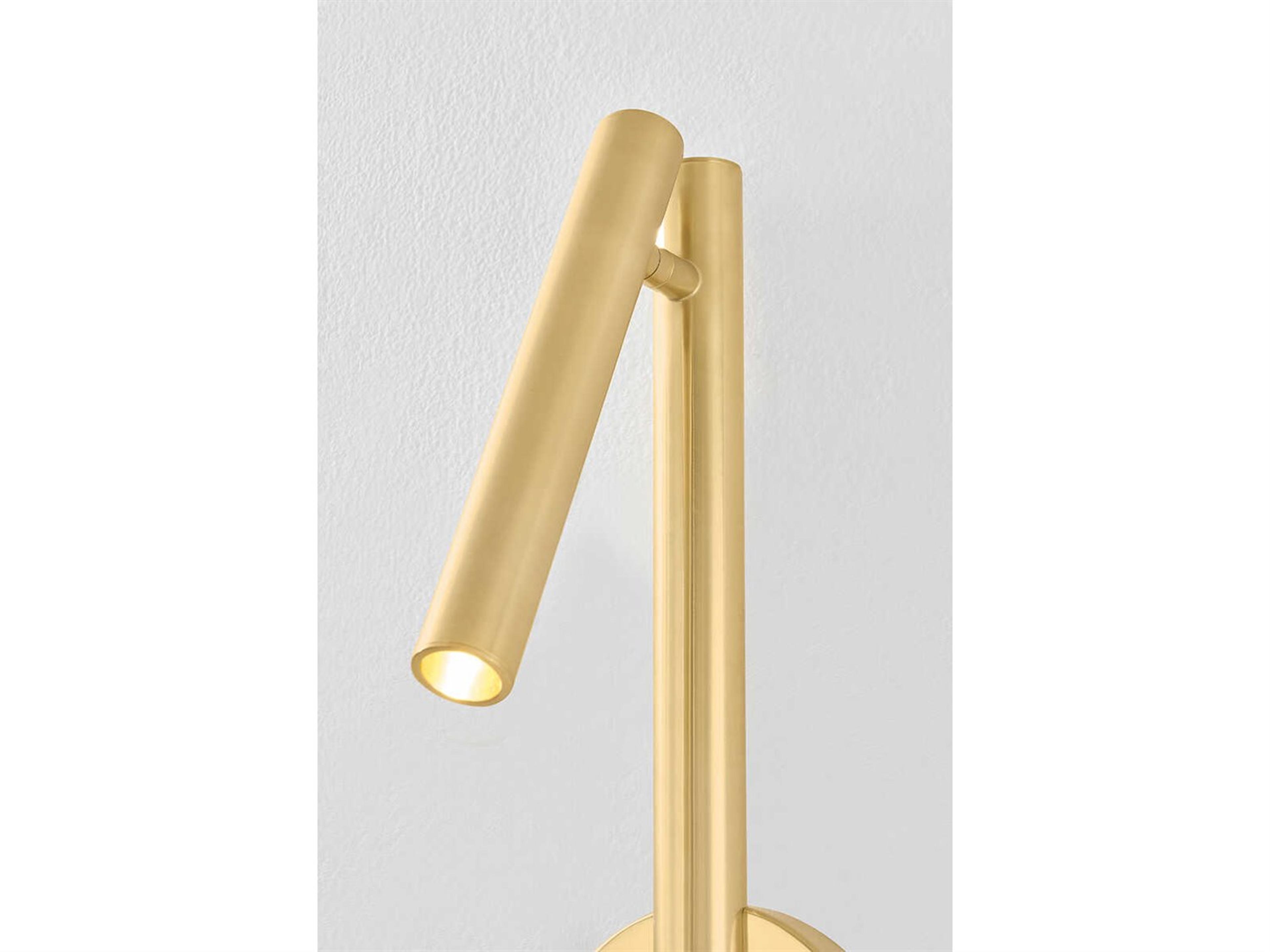 Hudson Valley Circleville 1-Light Aged Brass Wall Sconce