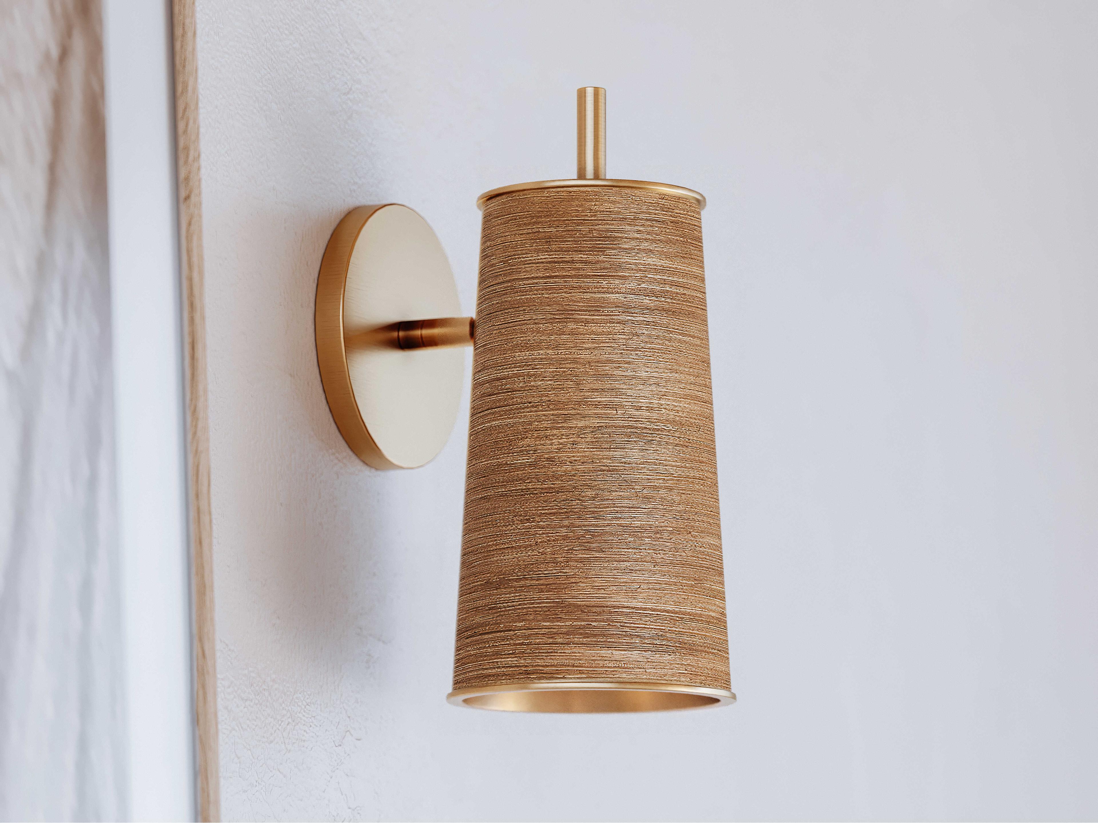 Hudson Valley Delran 1-Light Aged Brass Wall Sconce