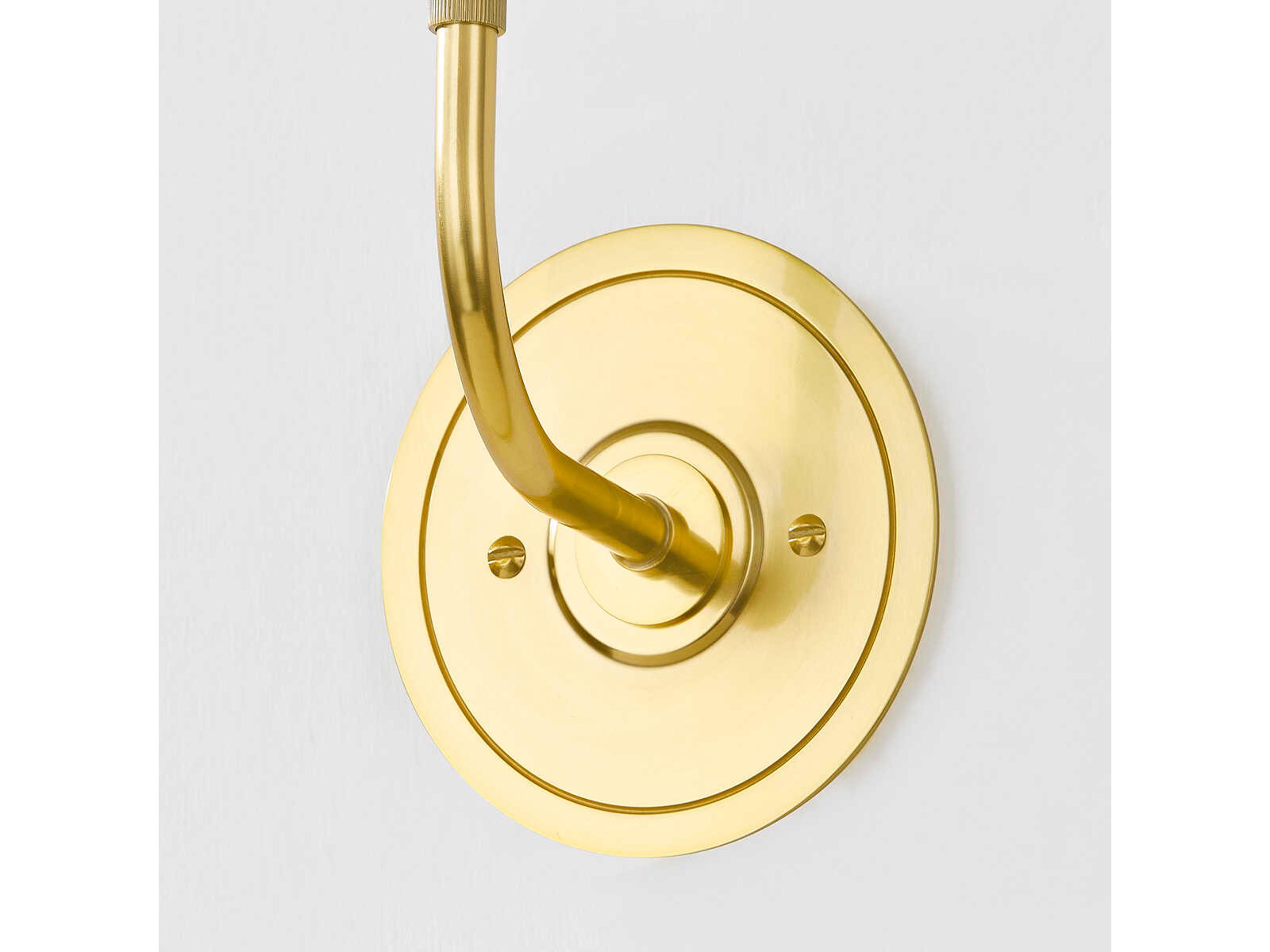 Hudson Valley Paramus 1-Light Aged Brass Wall Sconce