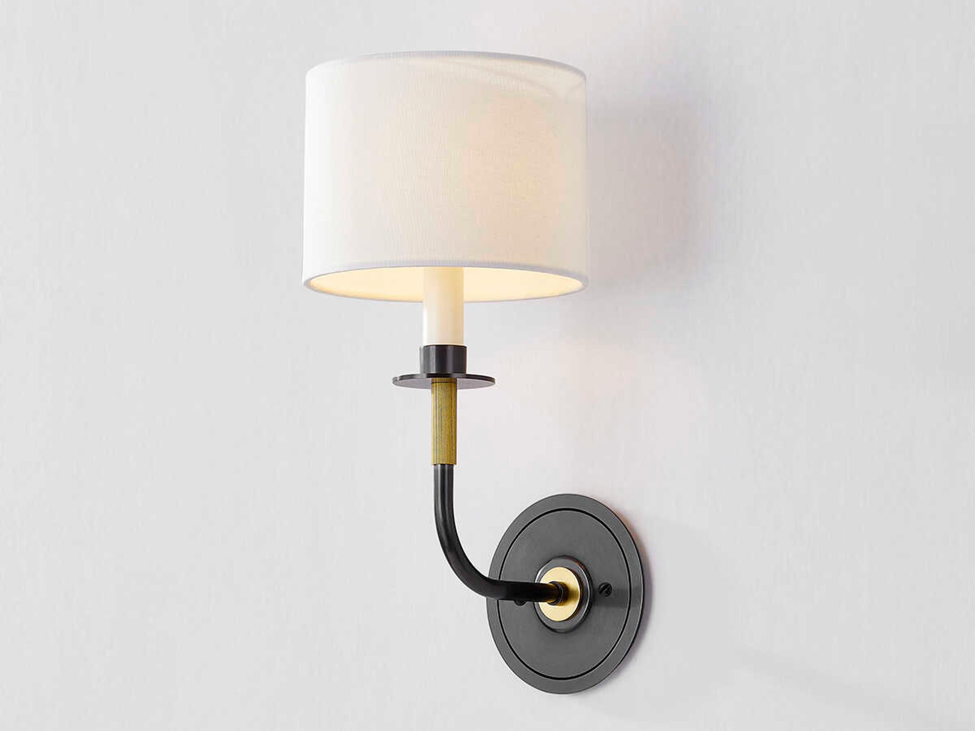 Hudson Valley Paramus 1-Light Aged Old Bronze Black Wall Sconce