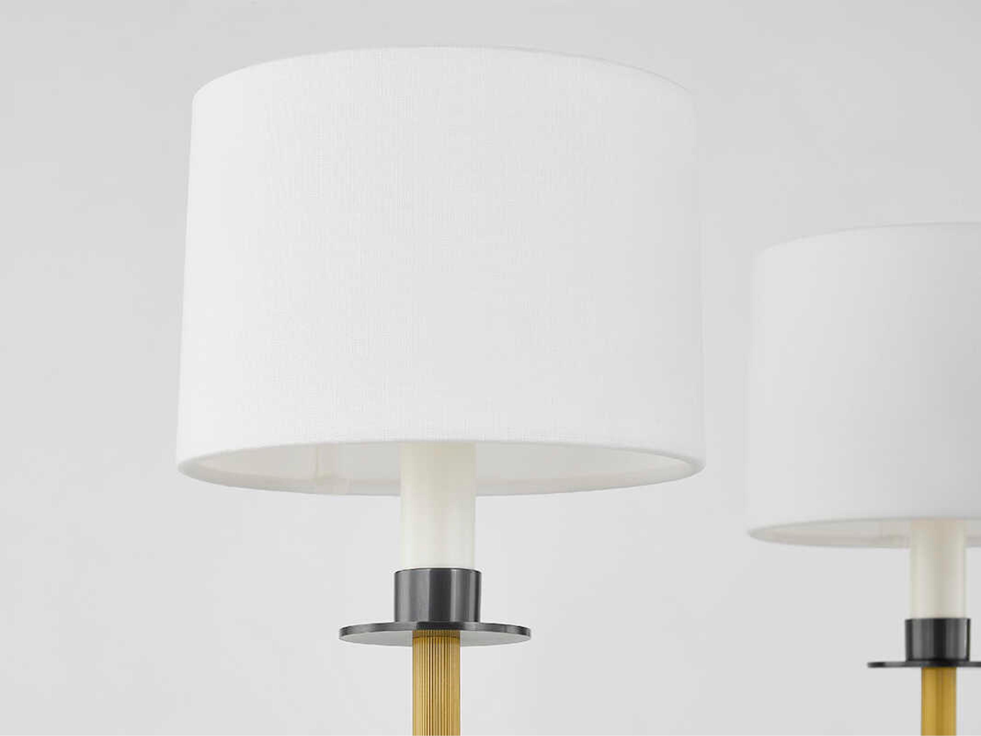 Hudson Valley Paramus 1-Light Aged Old Bronze Candelabra Drum Chandelier