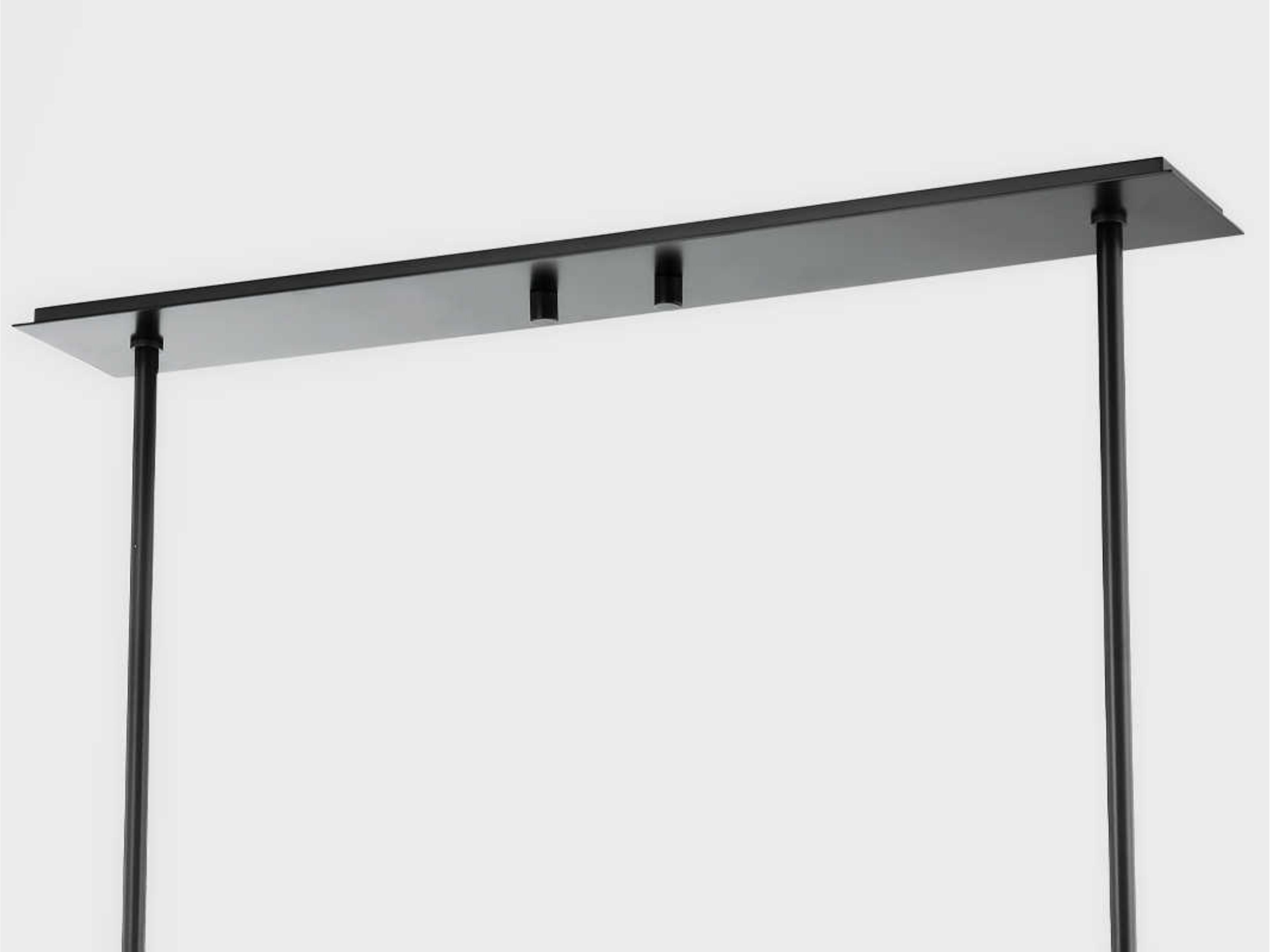 Hudson Valley Predock 5-Light Black Brass LED Cylinder Island Pendant