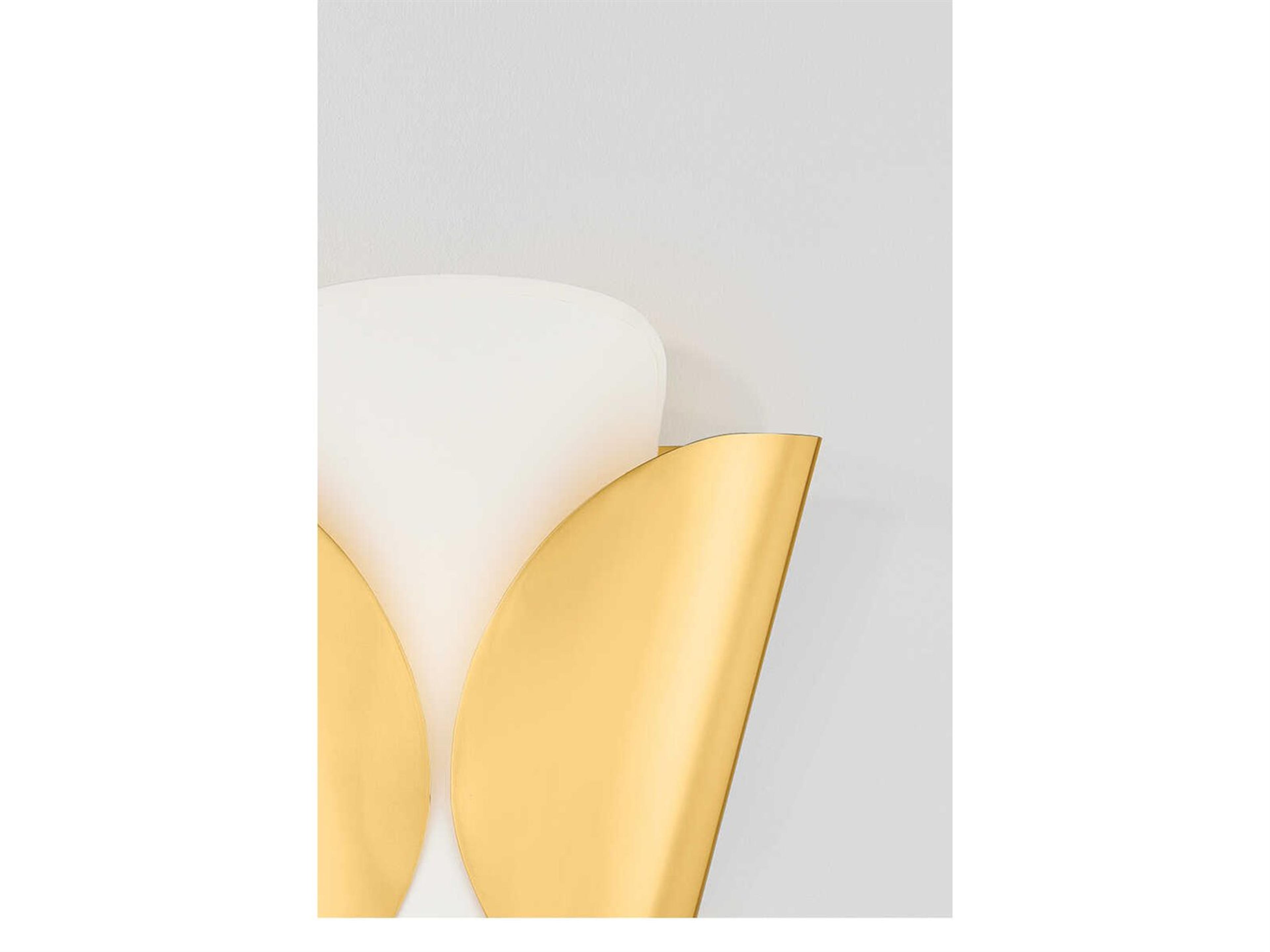 Hudson Valley Savoie 1-Light Aged Brass Wall Sconce