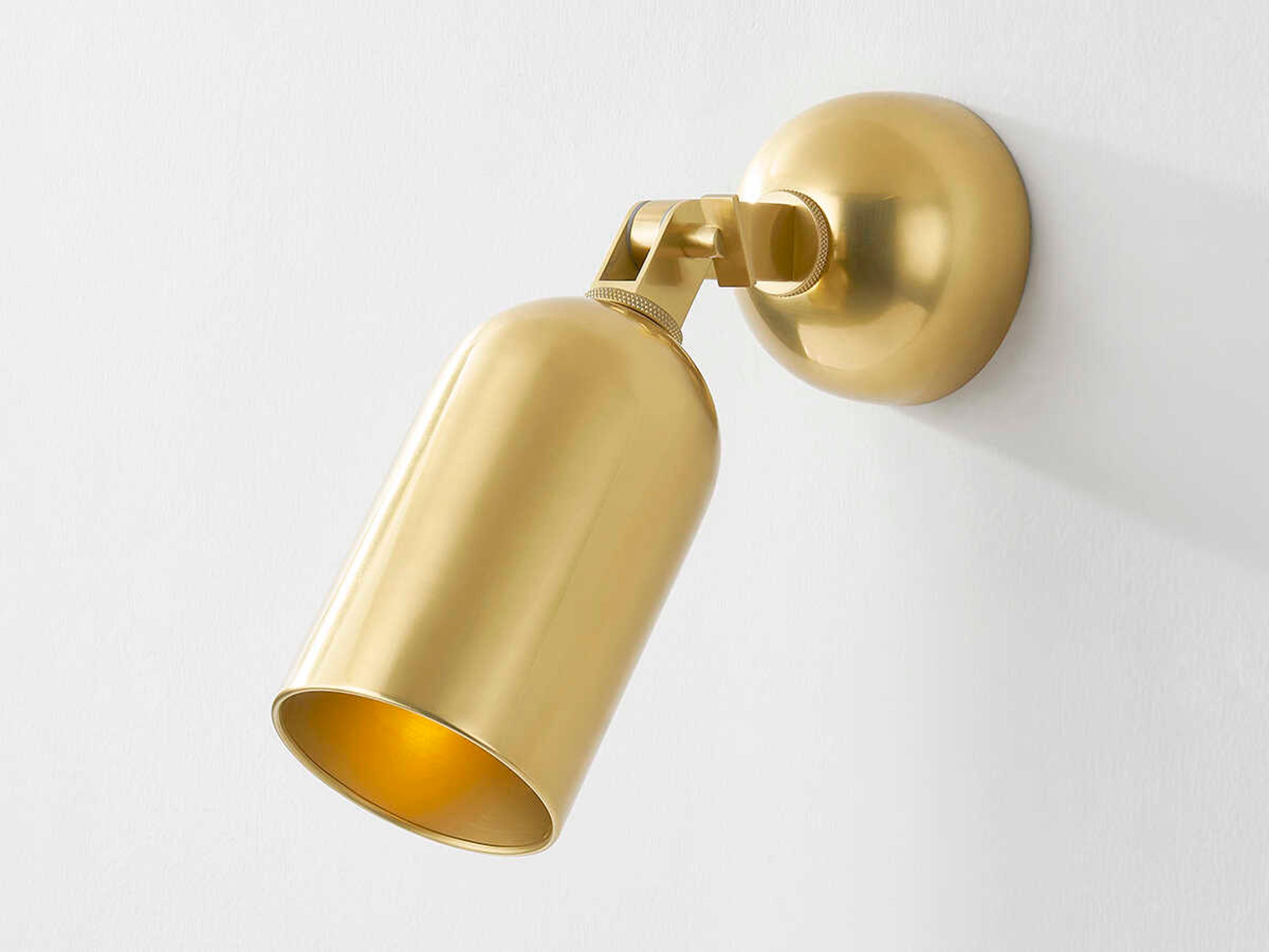 Hudson Valley Sturbridge 1-Light Aged Brass Wall Sconce