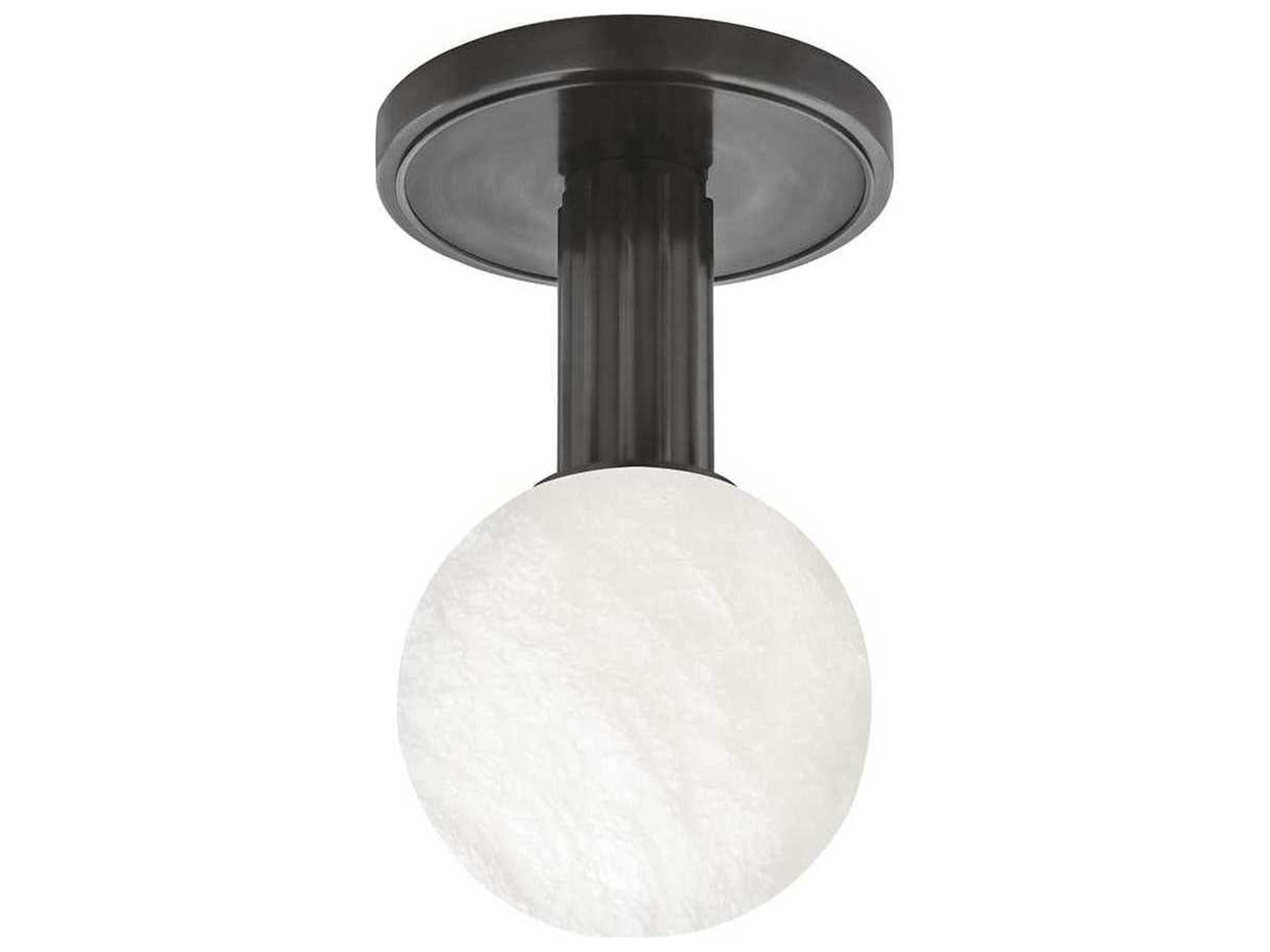 Murray Hill 1-Light Distressed Bronze LED Globe Semi Flush Mount