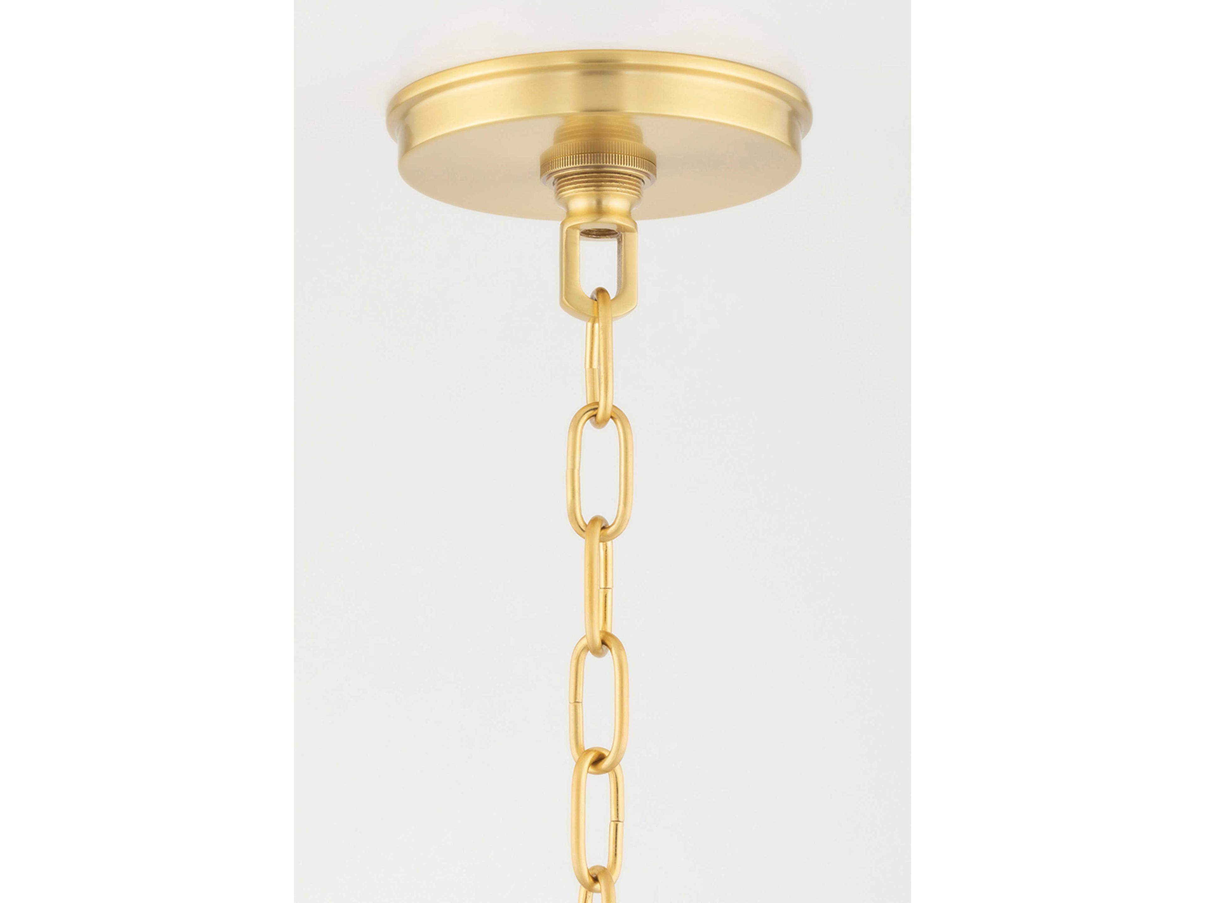 Hudson Valley Howell 12-Light Aged Brass LED Candelabra Round Tiered Chandelier