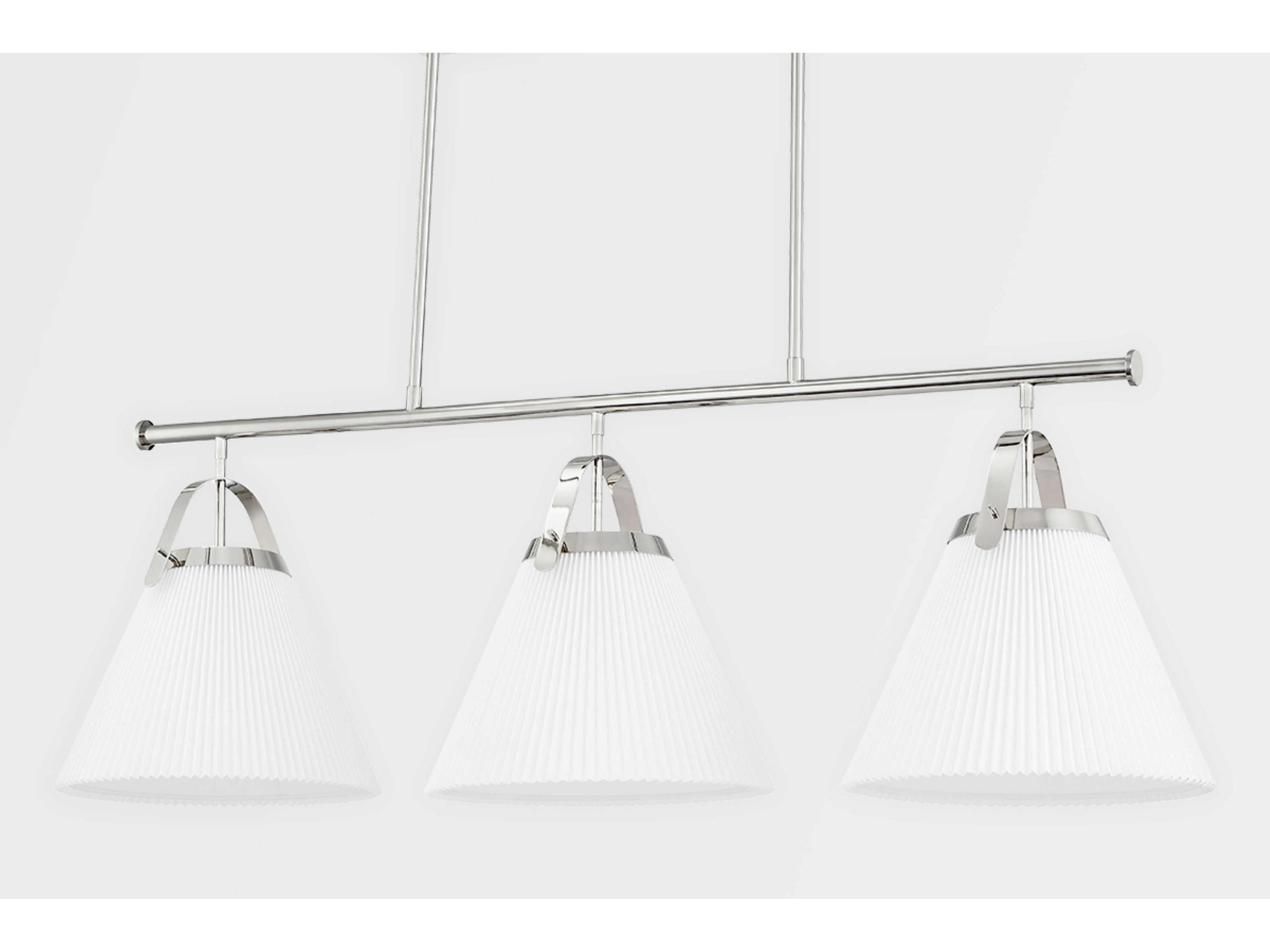 Hudson Valley Aldridge 3-Light Polished Nickel Island Pendant