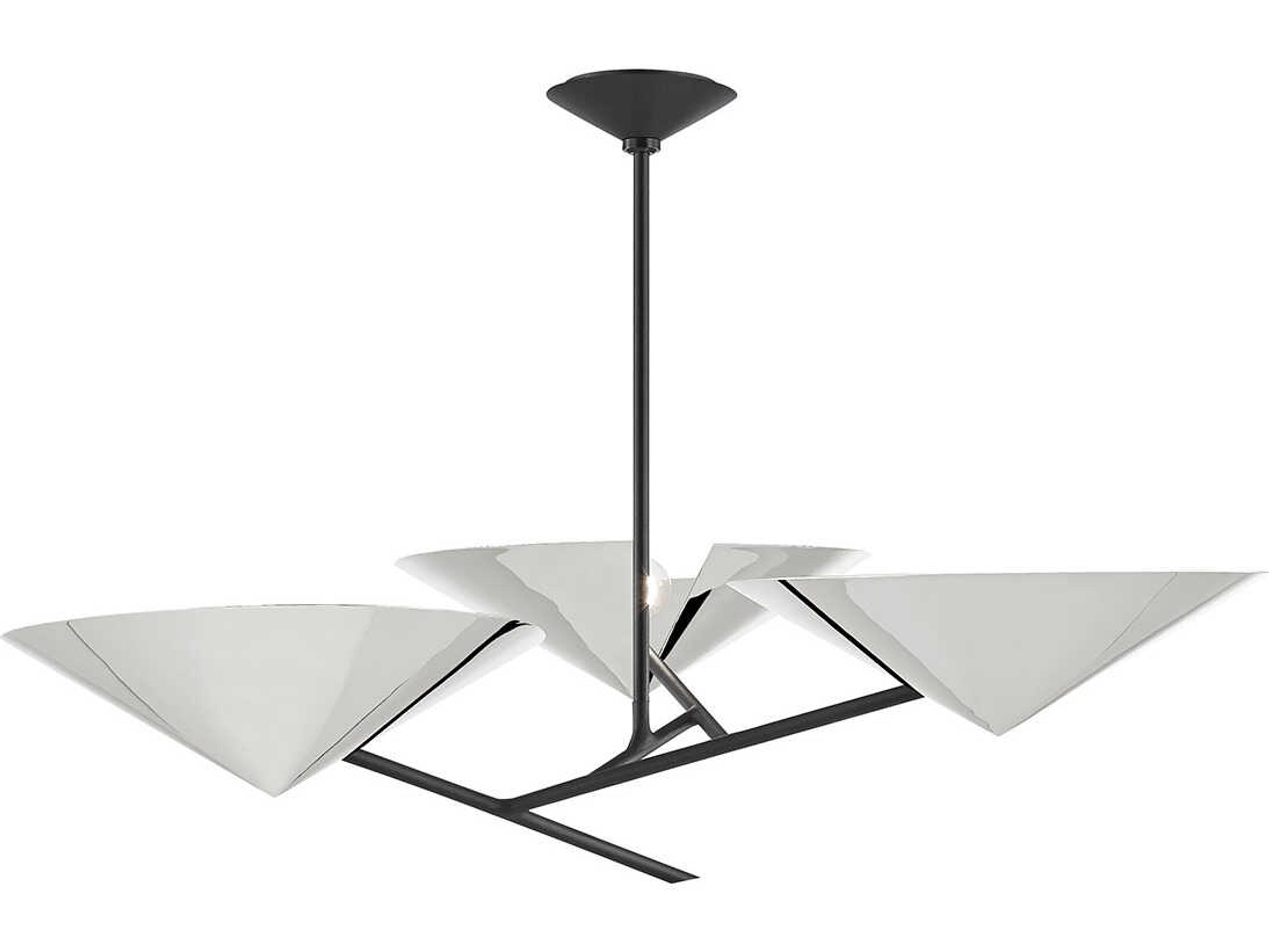 Equilibrium 3-Light Polished Nickel Chandelier