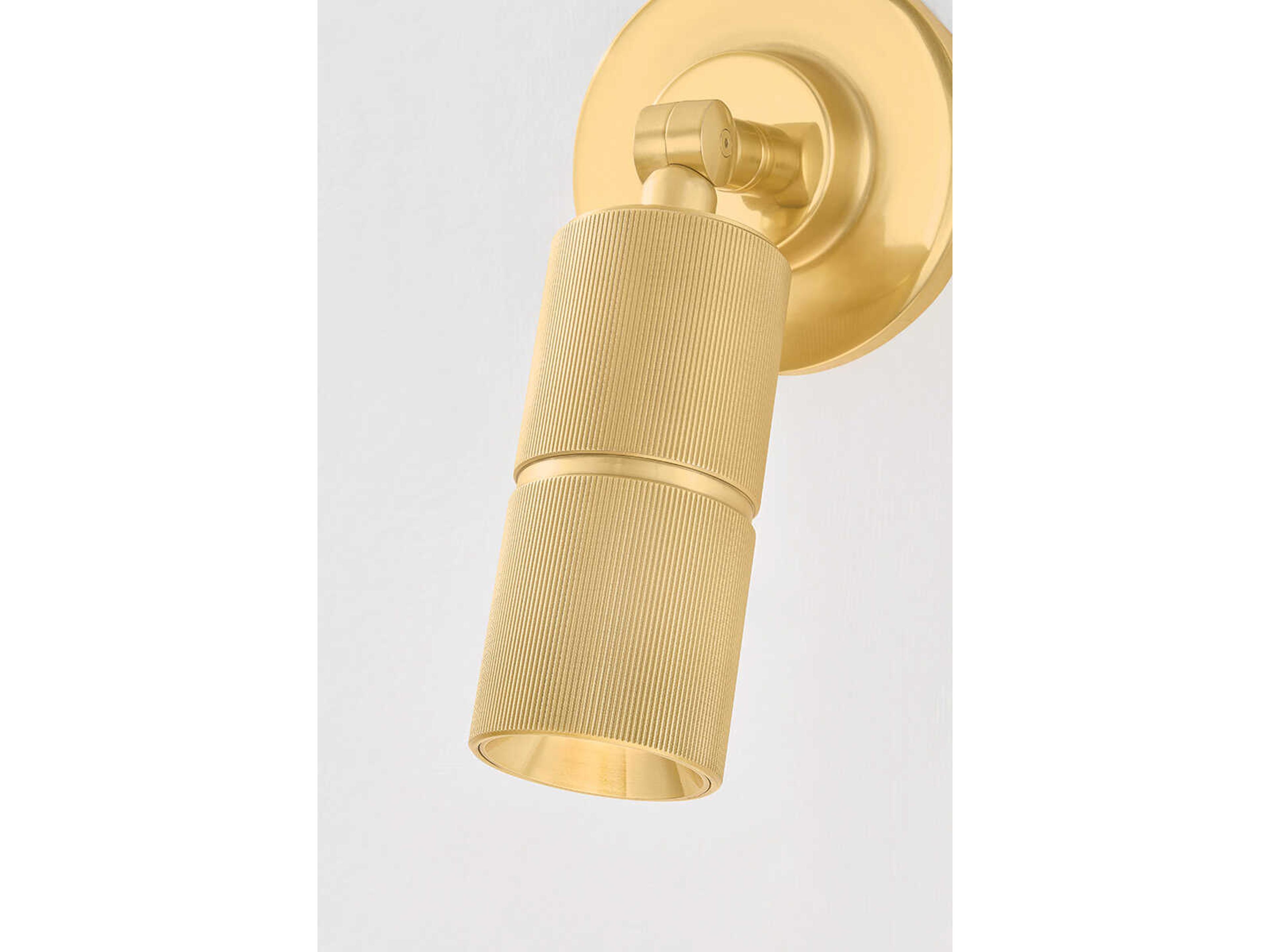 Hudson Valley Truett 1-Light Aged Brass Wall Sconce