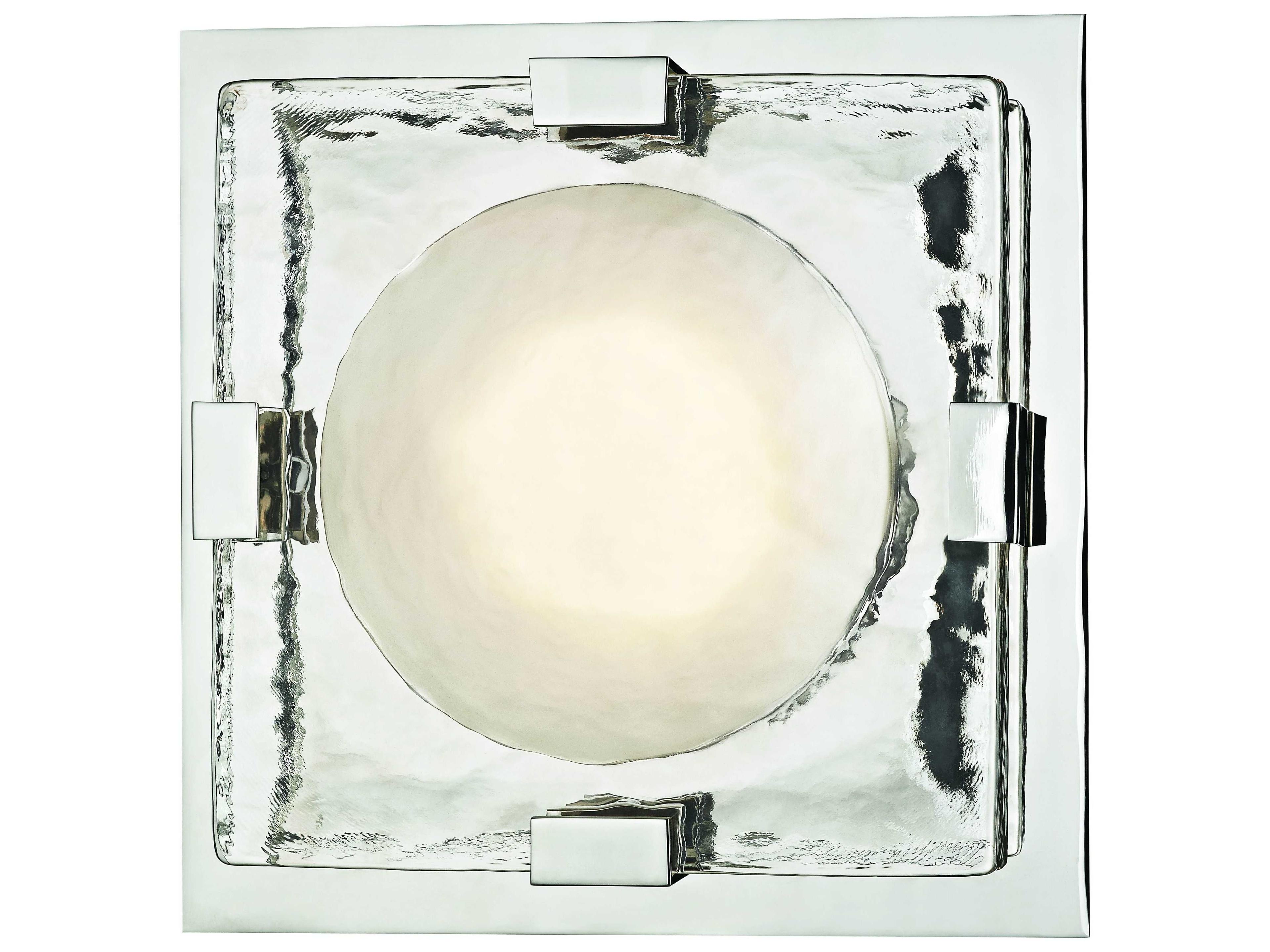 Bourne 1-Light Polished Nickel Glass LED Wall Sconce