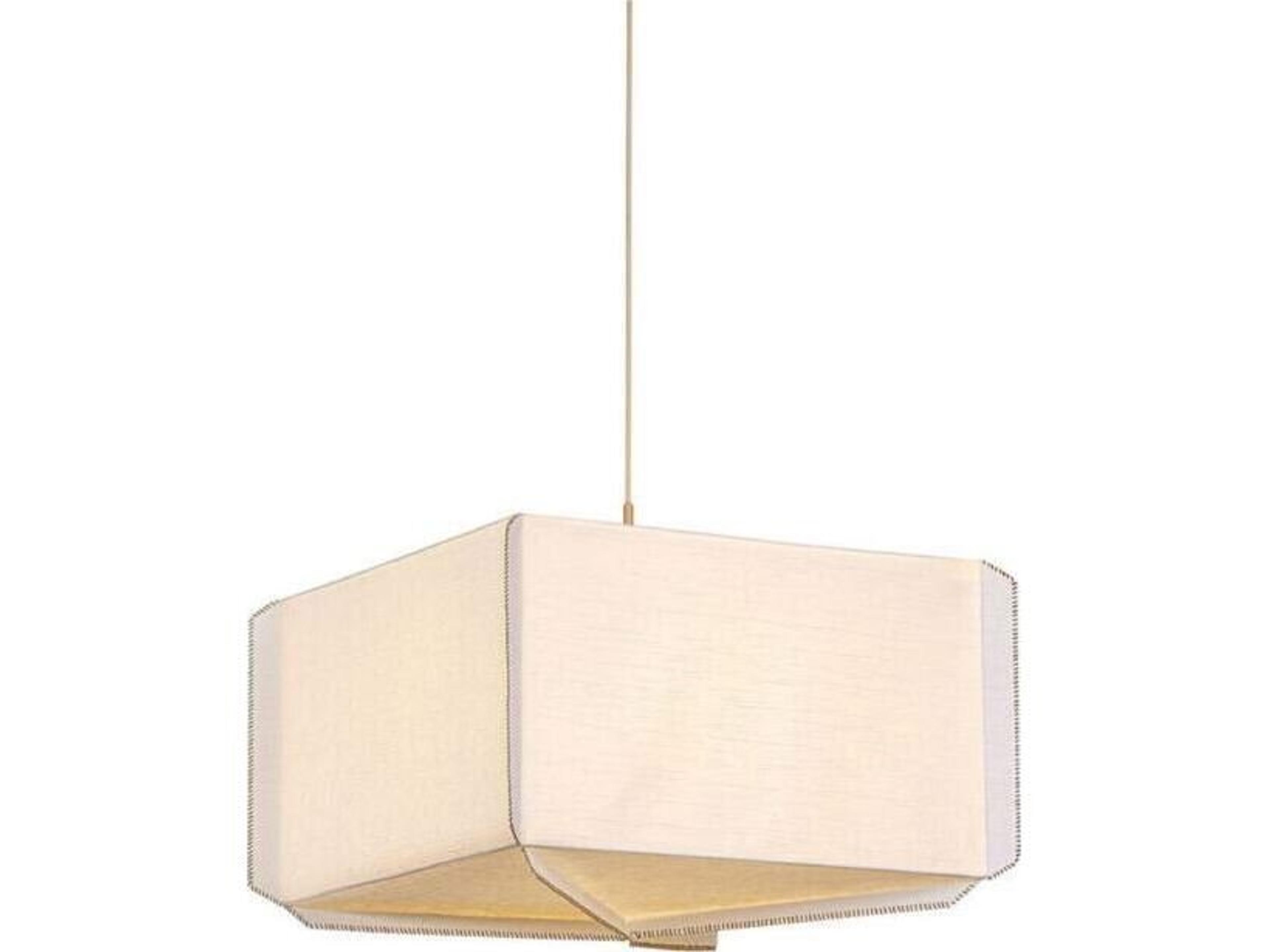 Louise 3-Light Patina Gold Leaf Pendant