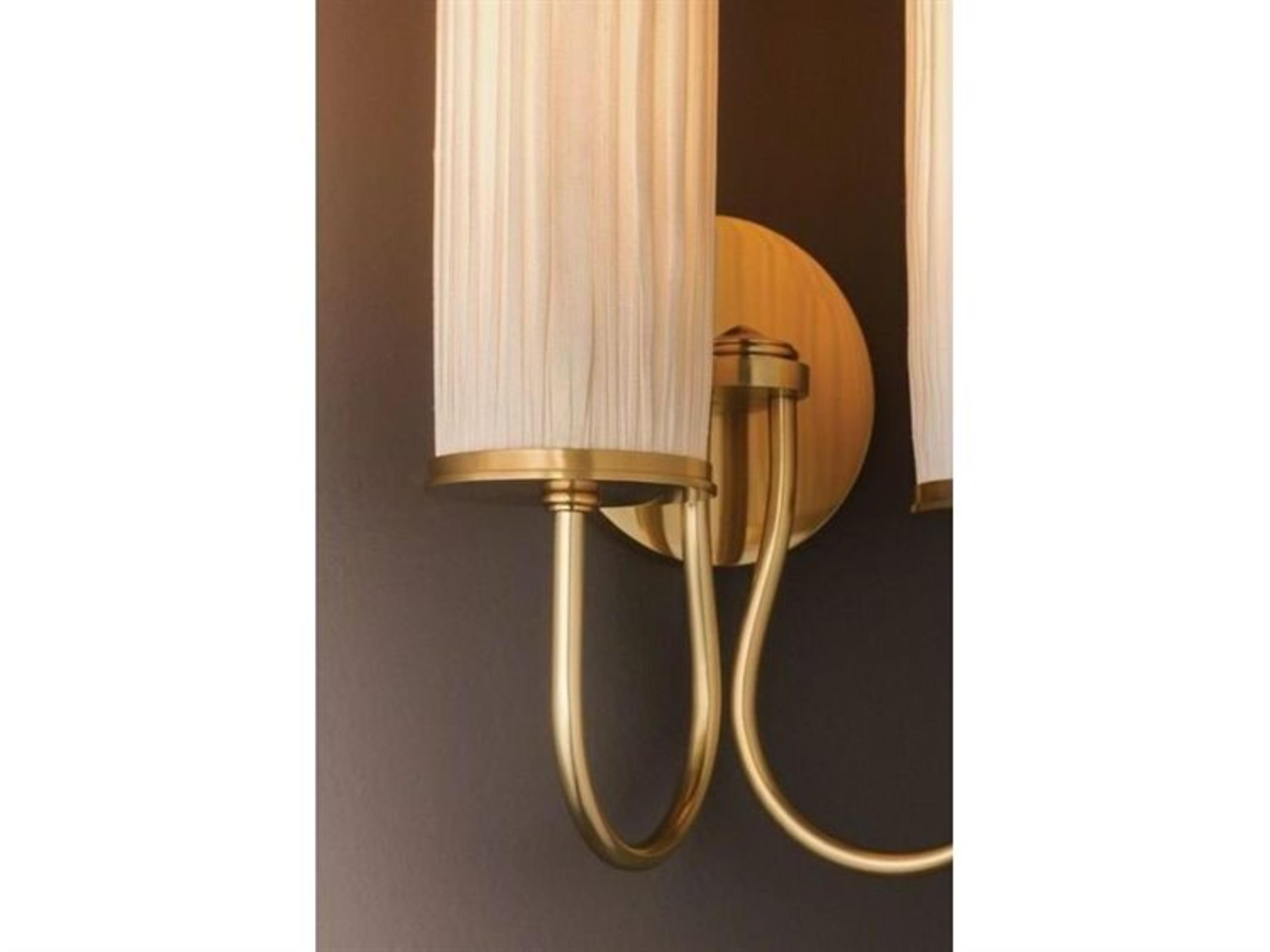 Hudson Valley Elaine 2-Light Aged Brass Wall Sconce