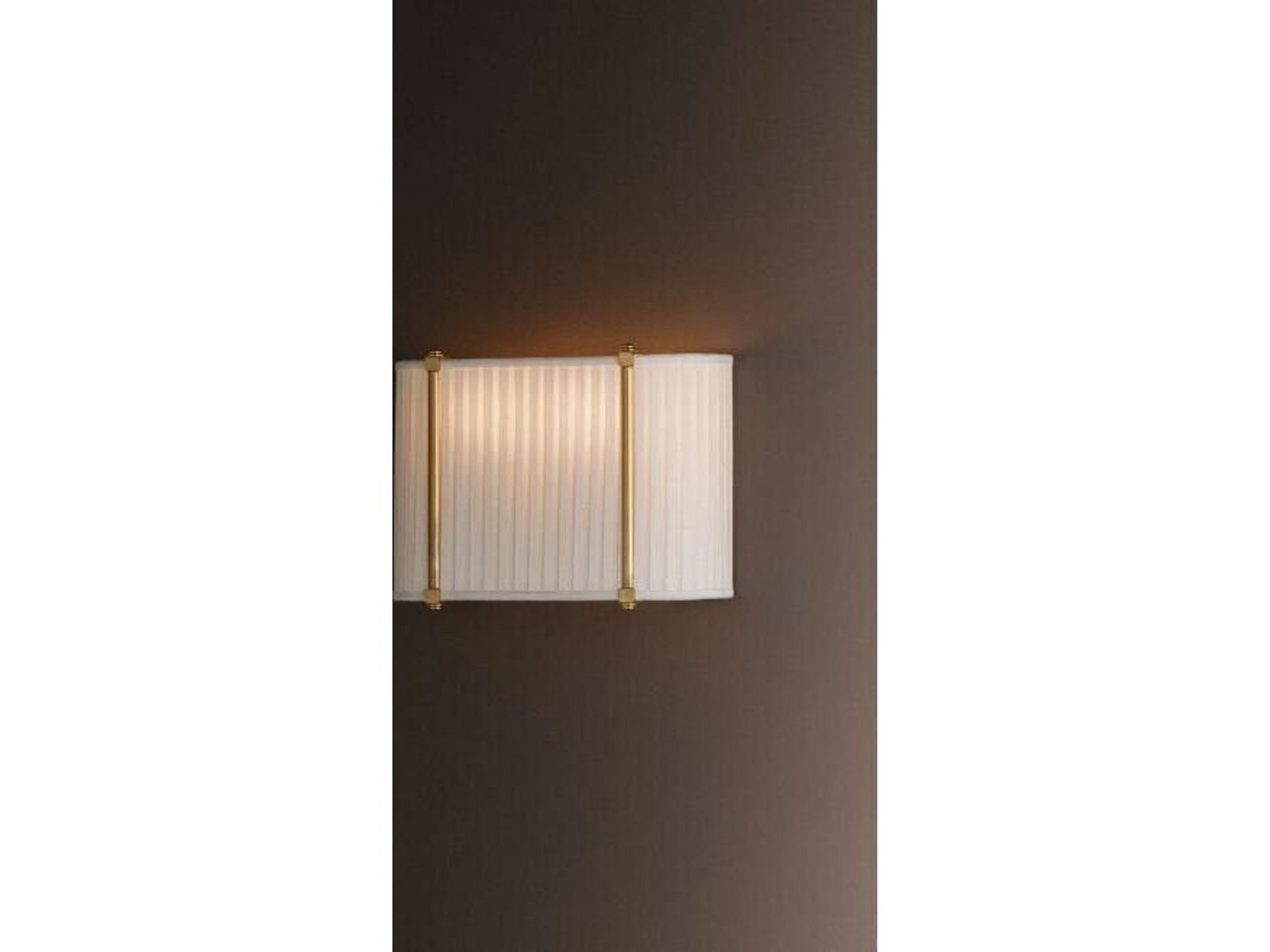 Hudson Valley Cornell 2-Light Aged Brass Wall Sconce