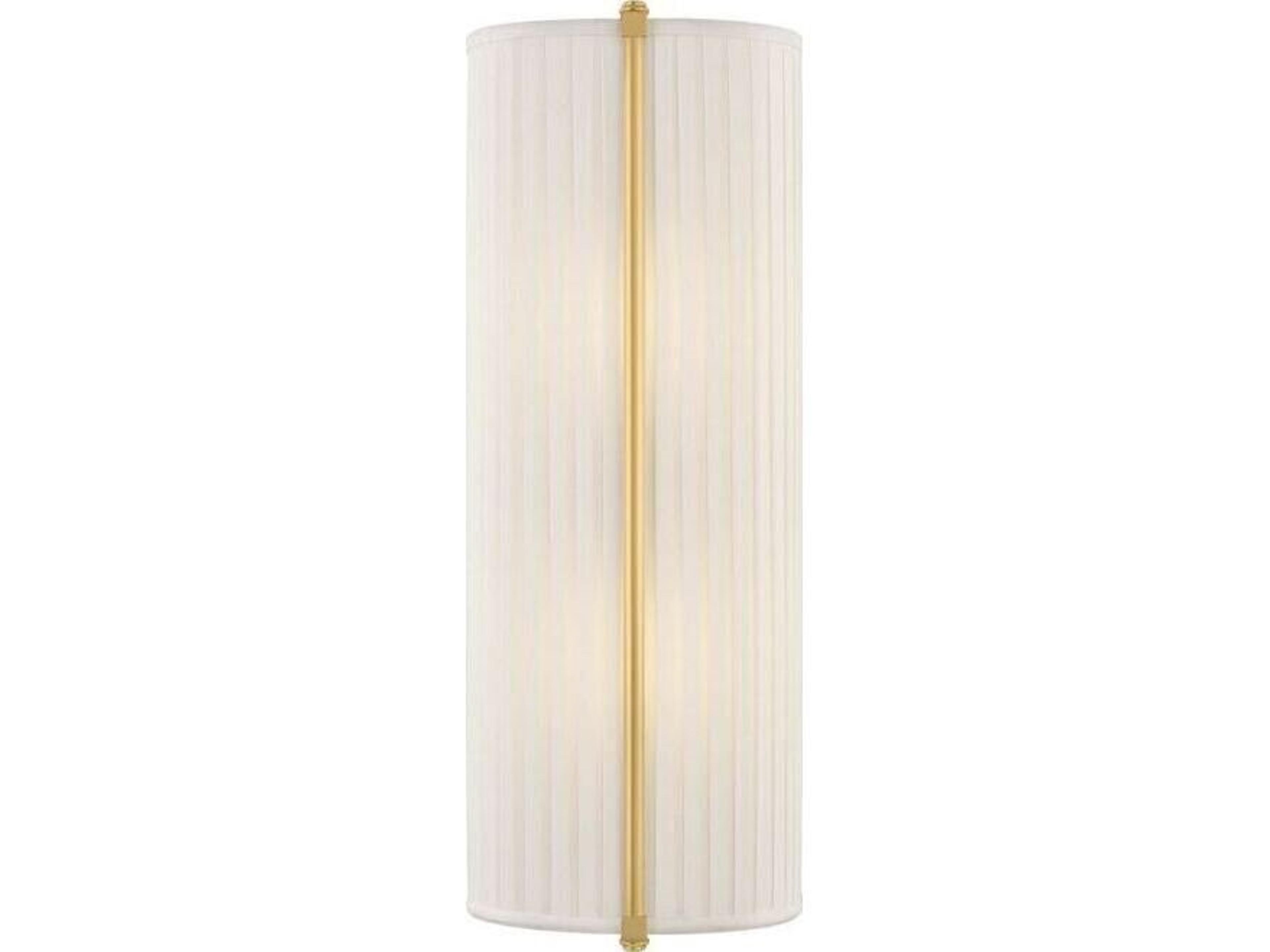 Hudson Valley Cornell 2-Light Aged Brass Wall Sconce