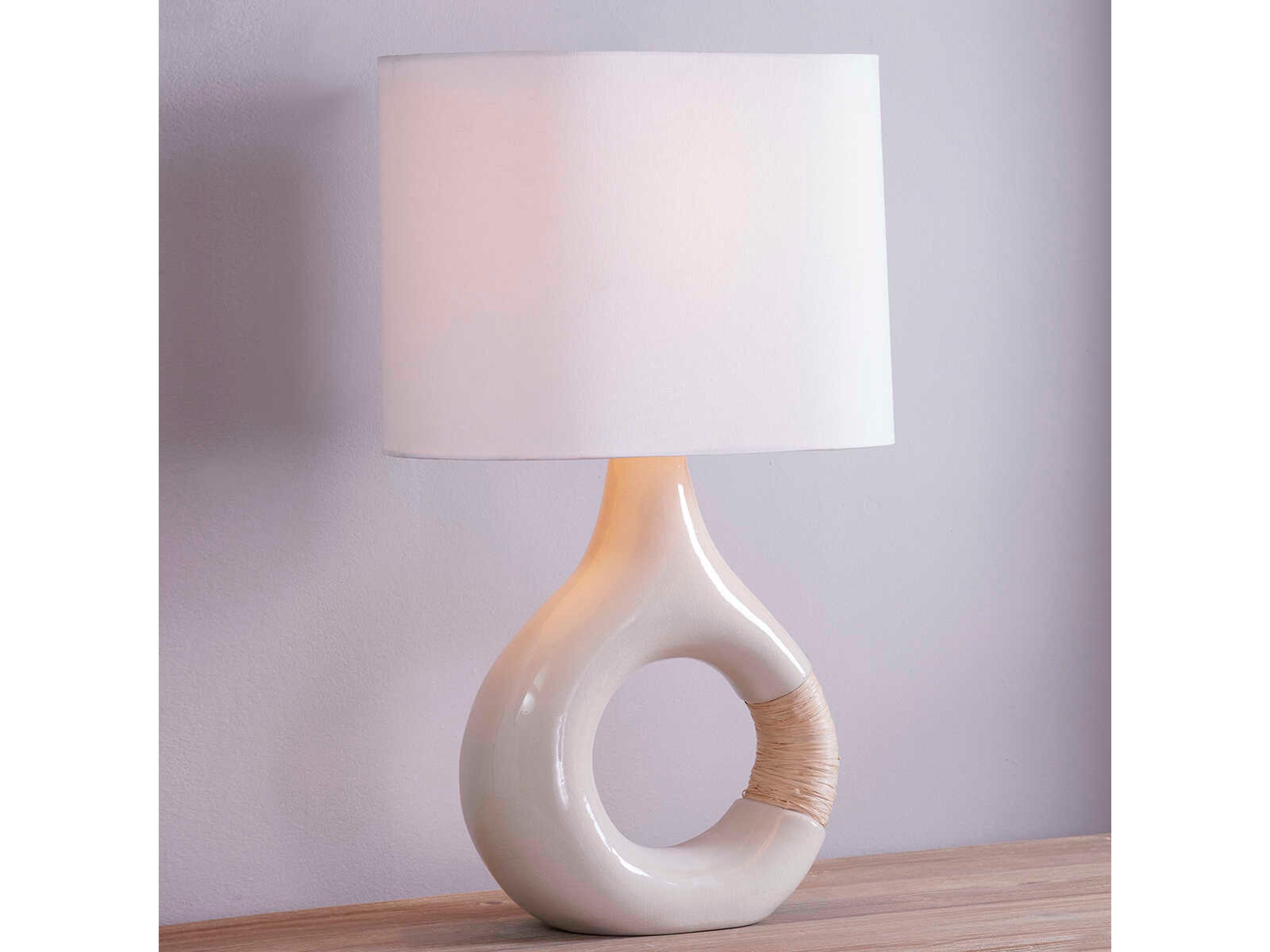 Hudson Valley Mindy Aged Brass White Buffet Lamp