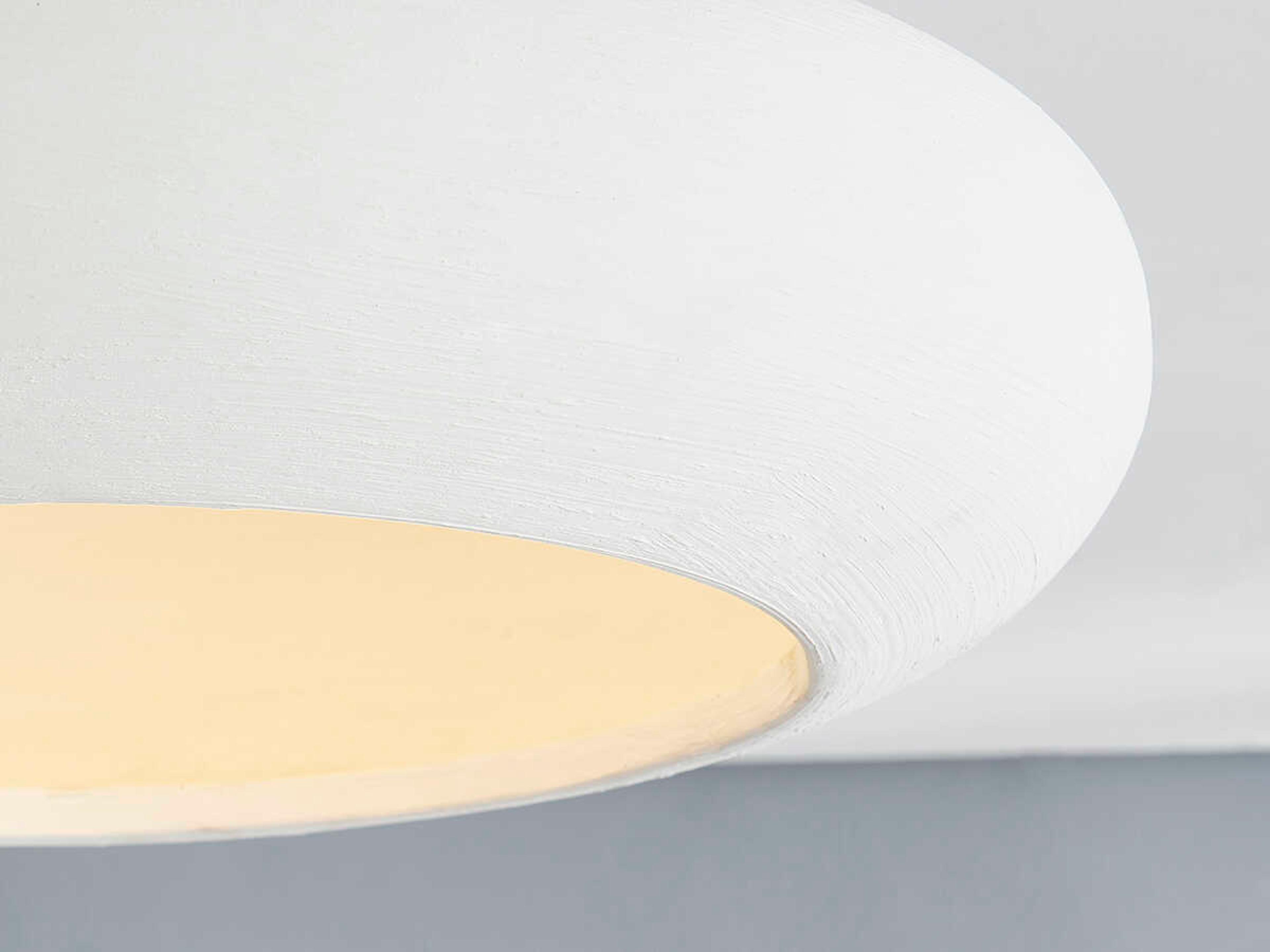 Hudson Valley Annie 1-Light White Round Semi Flush Mount