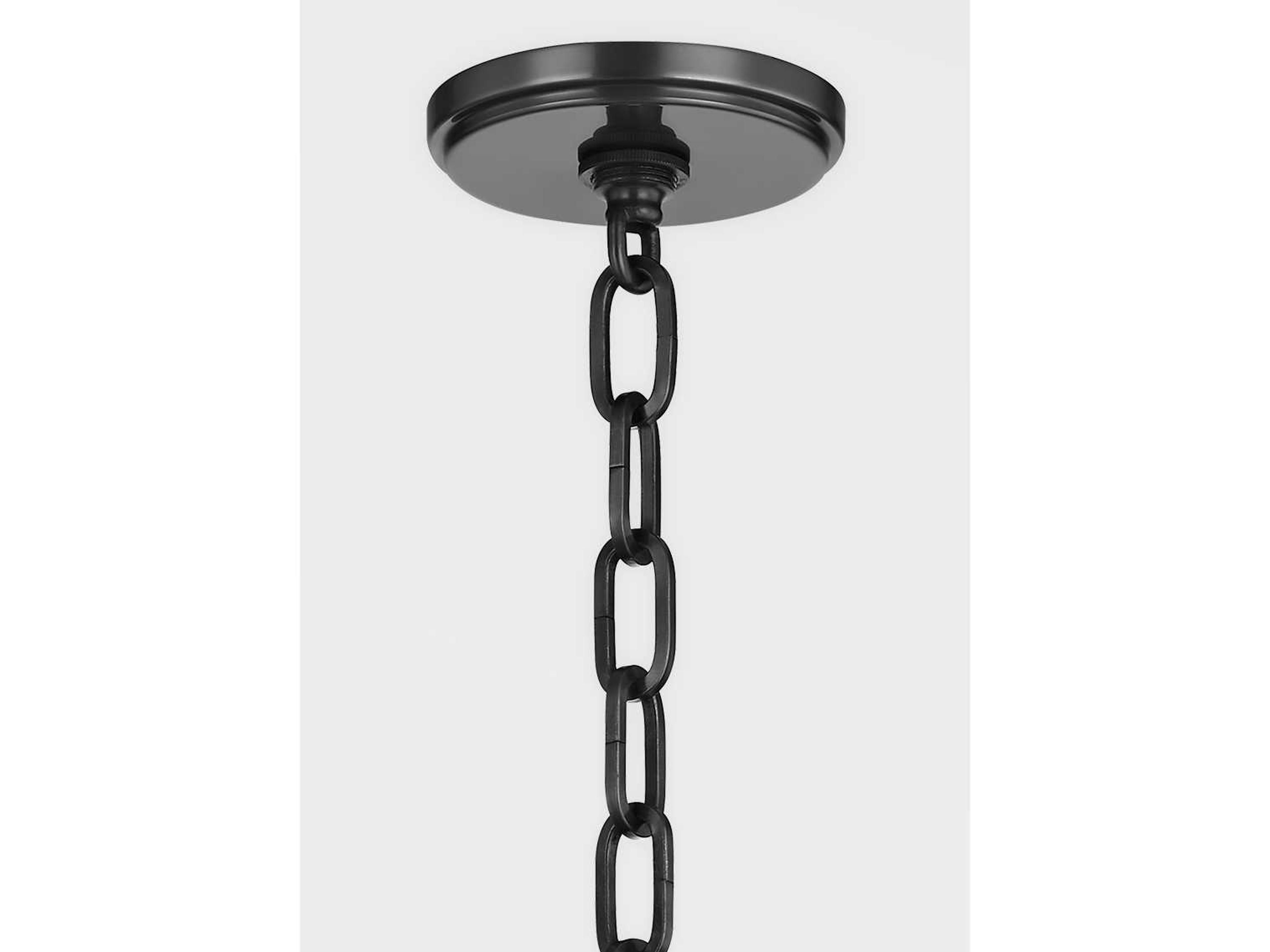 Hudson Valley Lina 1-Light Old Bronze Glass Bell Pendant