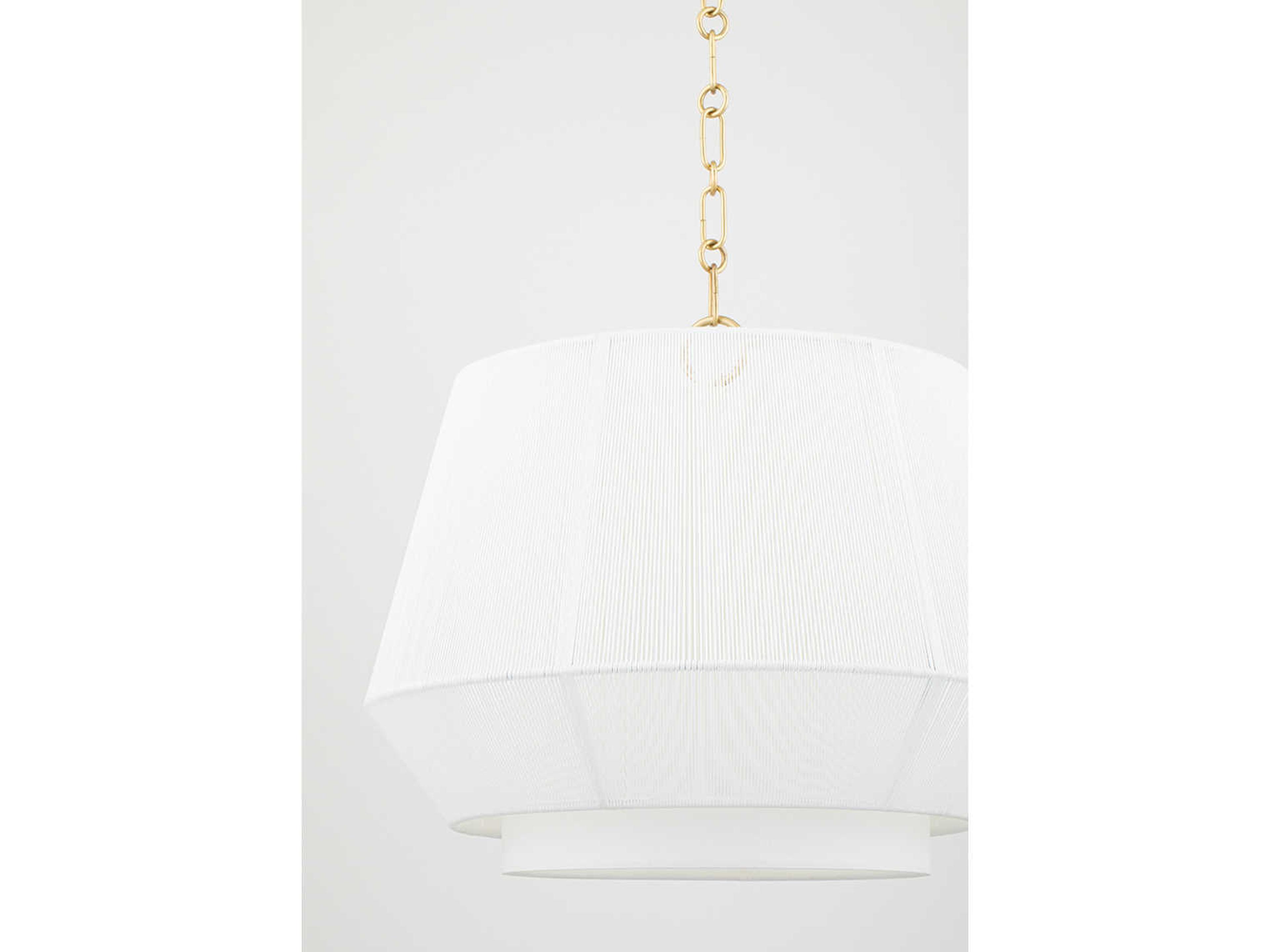 Hudson Valley Debi 1-Light Aged Brass Pendant