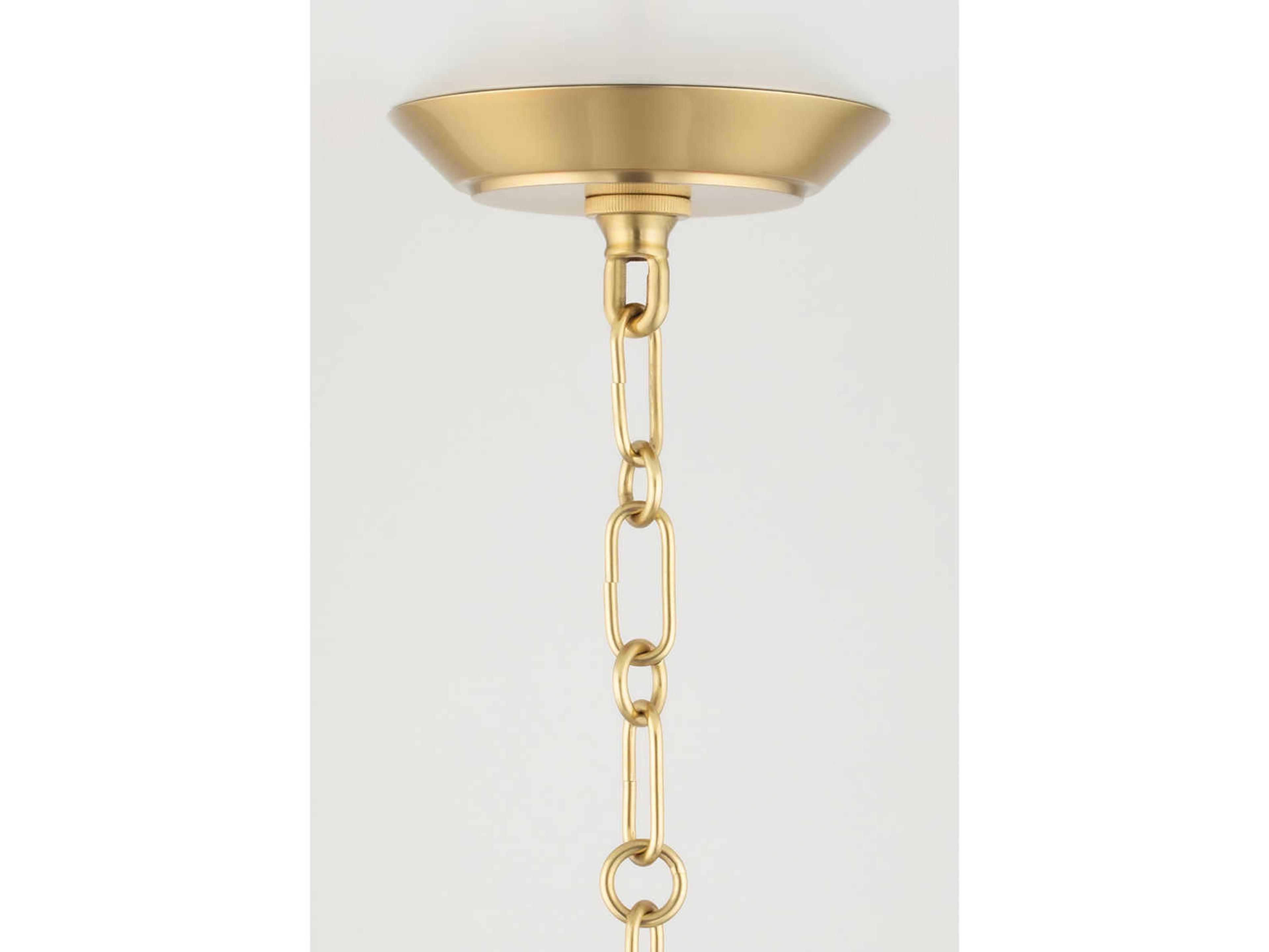 Hudson Valley Debi 4-Light Aged Brass Pendant