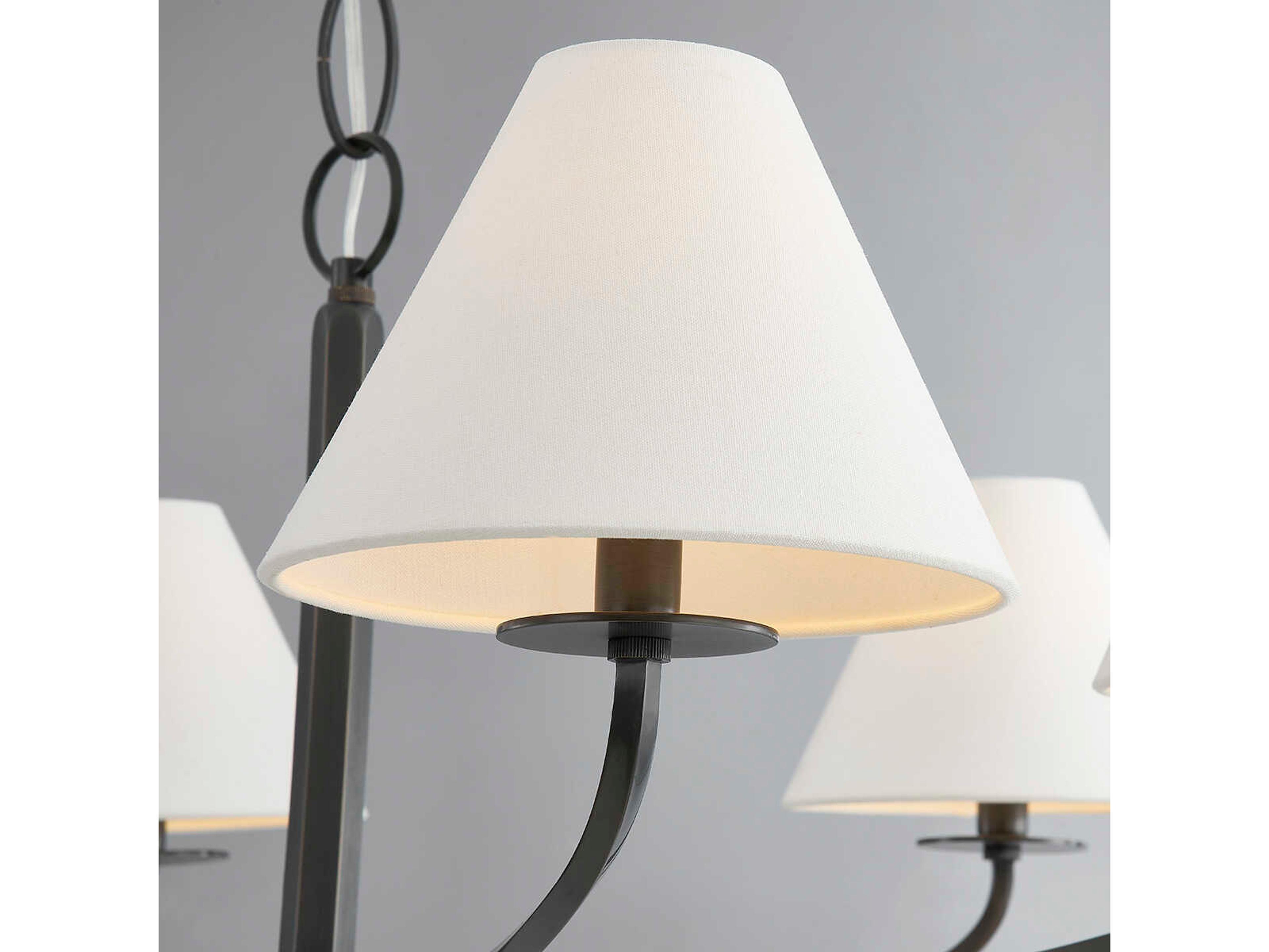 Hudson Valley Stacey 6-Light Old Bronze Empire Chandelier