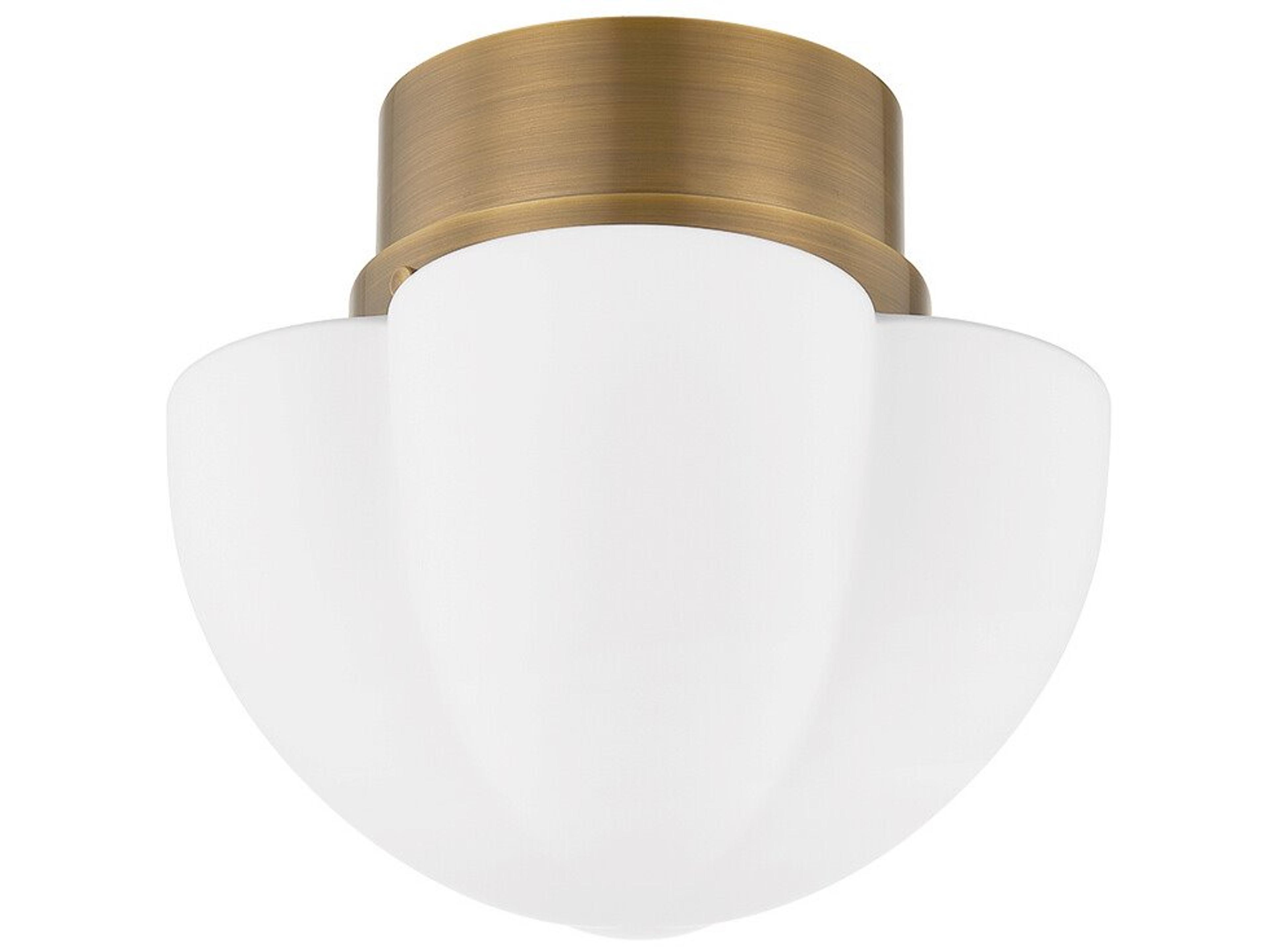 Seabrook 1-Light Historic Bronze Flush Mount