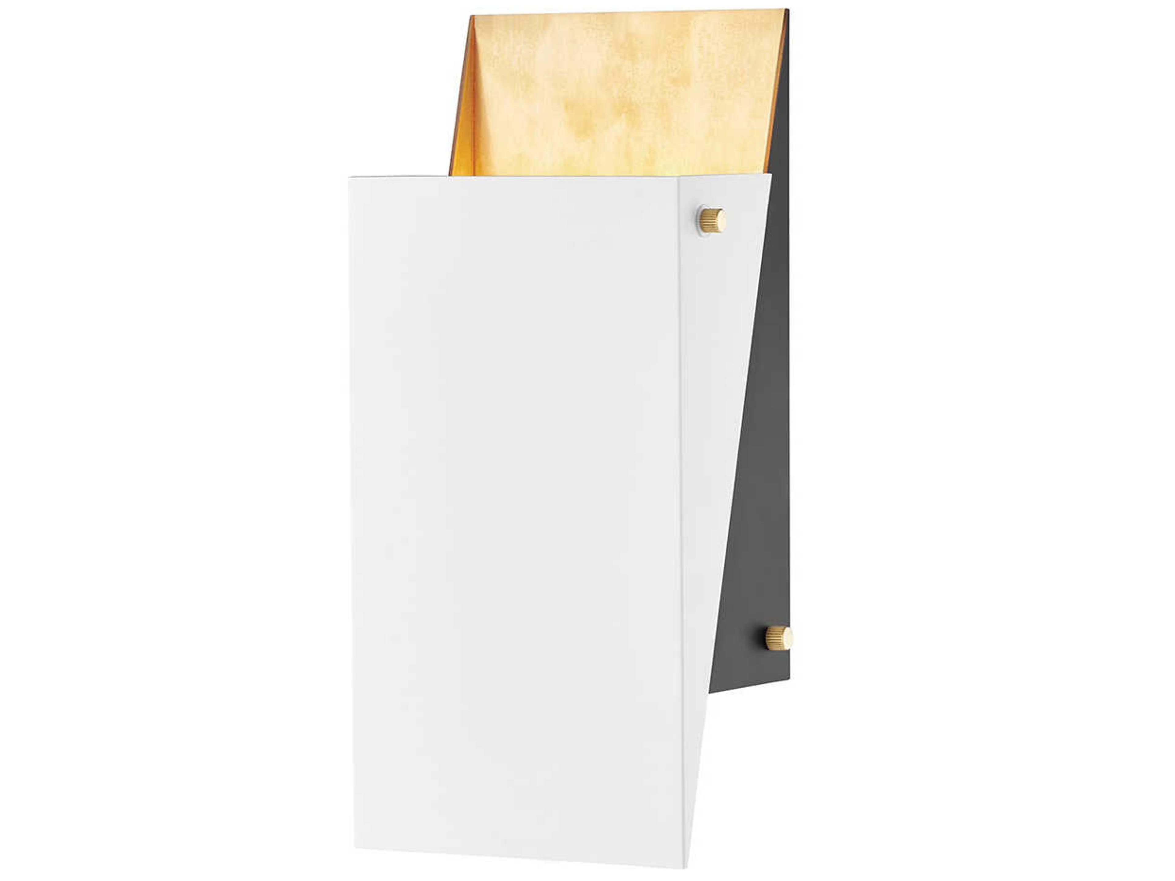 Hudson Valley Ratio 1-Light Aged Brass Wall Sconce