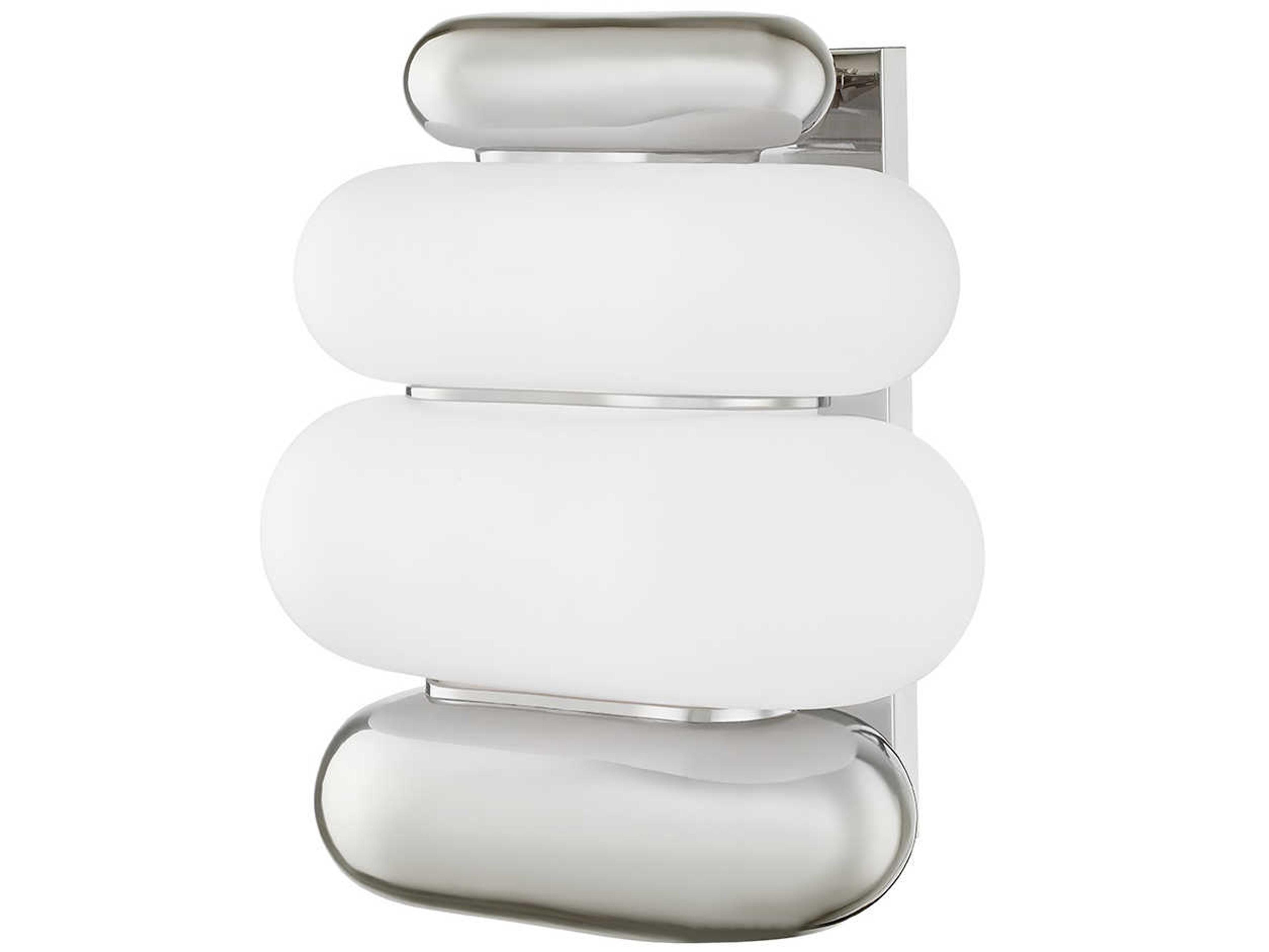 Hudson Valley Palisade 2-Light Burnished Nickel Wall Sconce