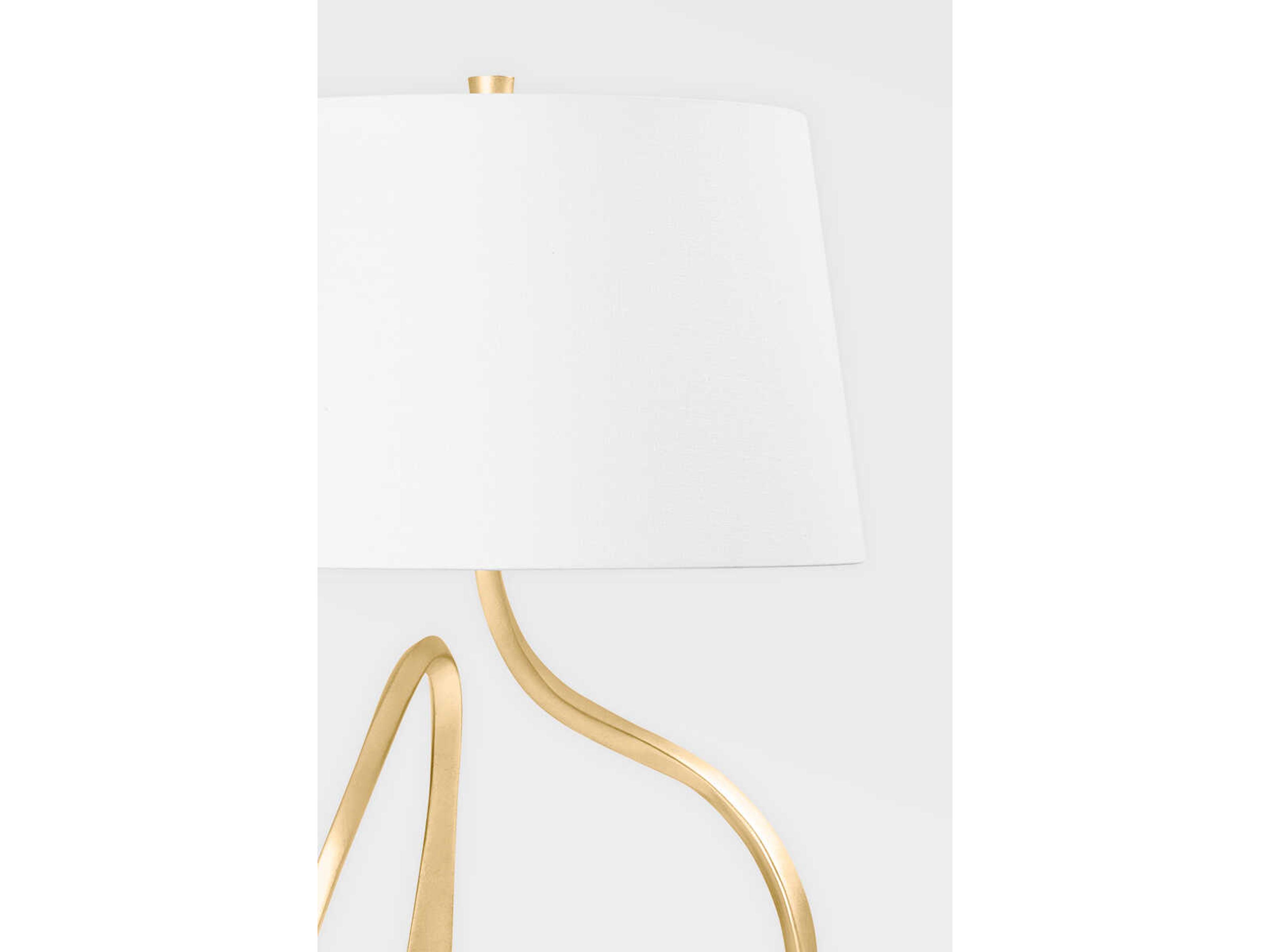 Hudson Valley Tharold Vintage Gold Leaf Buffet Lamp