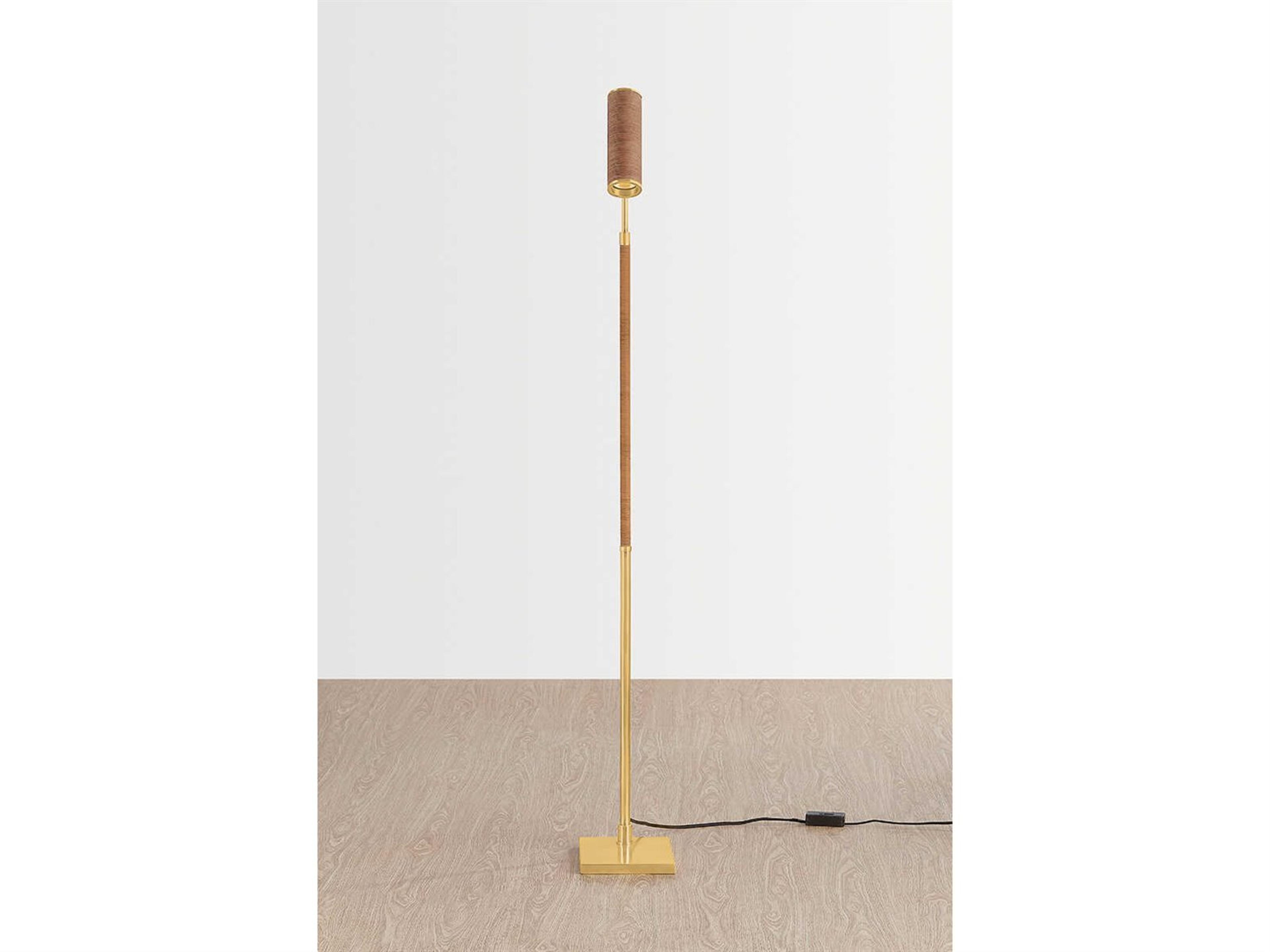 Hudson Valley Narragansett Aged Brass Floor Lamp