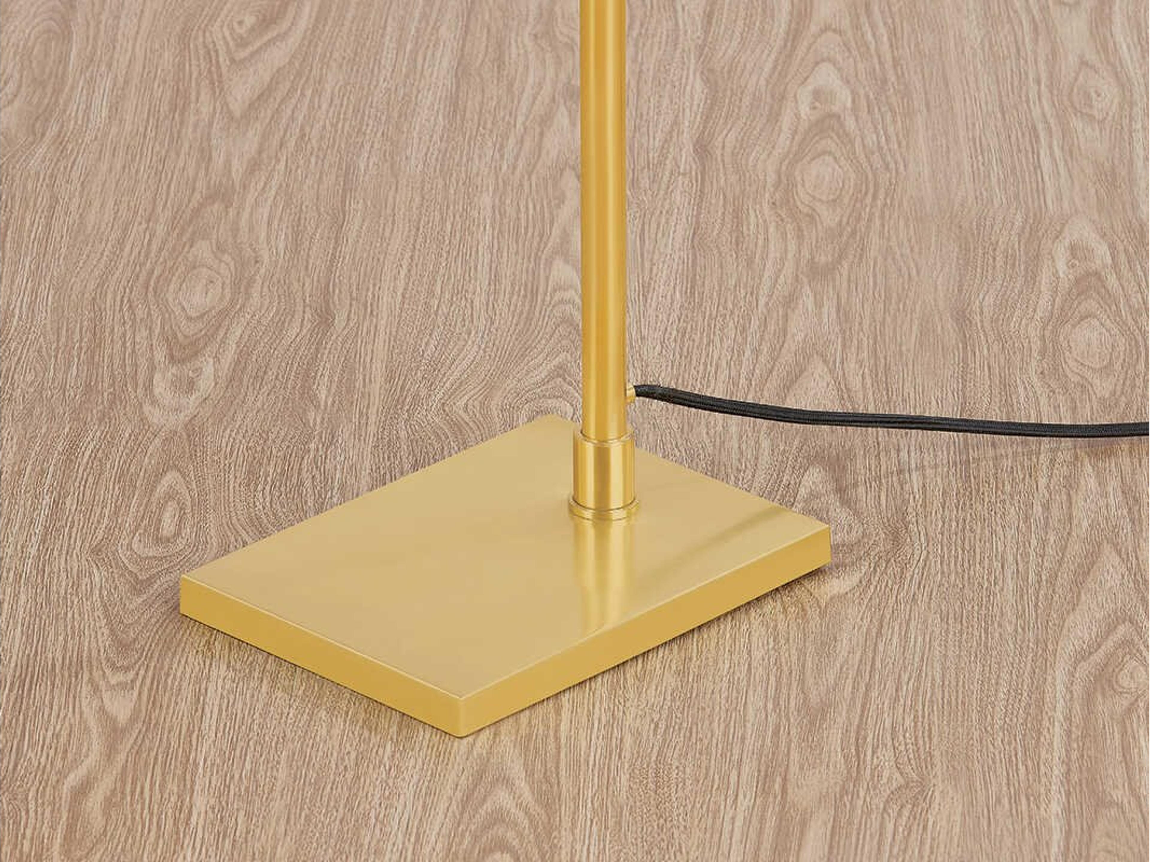 Hudson Valley Narragansett Aged Brass Floor Lamp