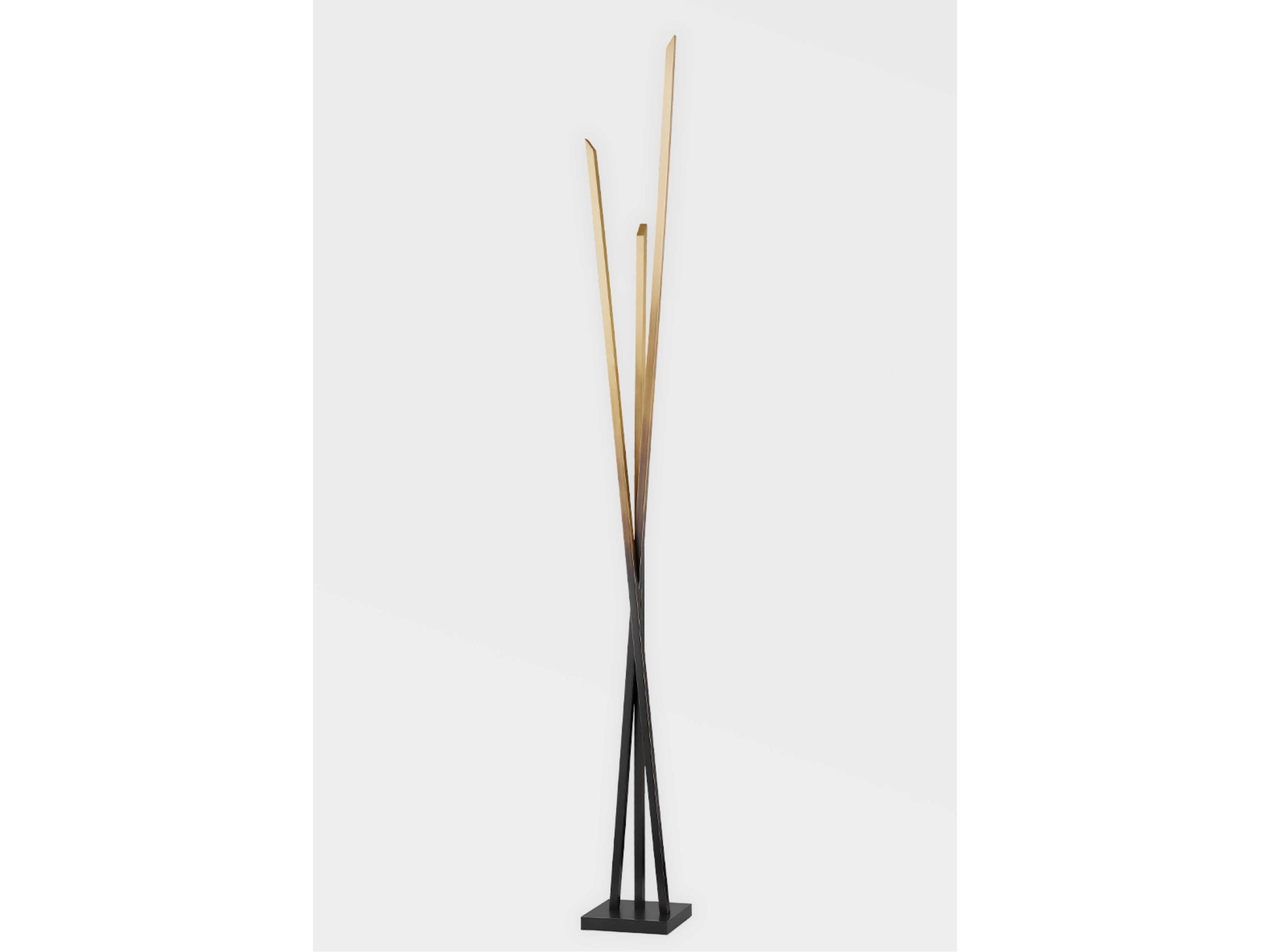 Hudson Valley Gansevoort Gradient Brass LED Floor Lamp