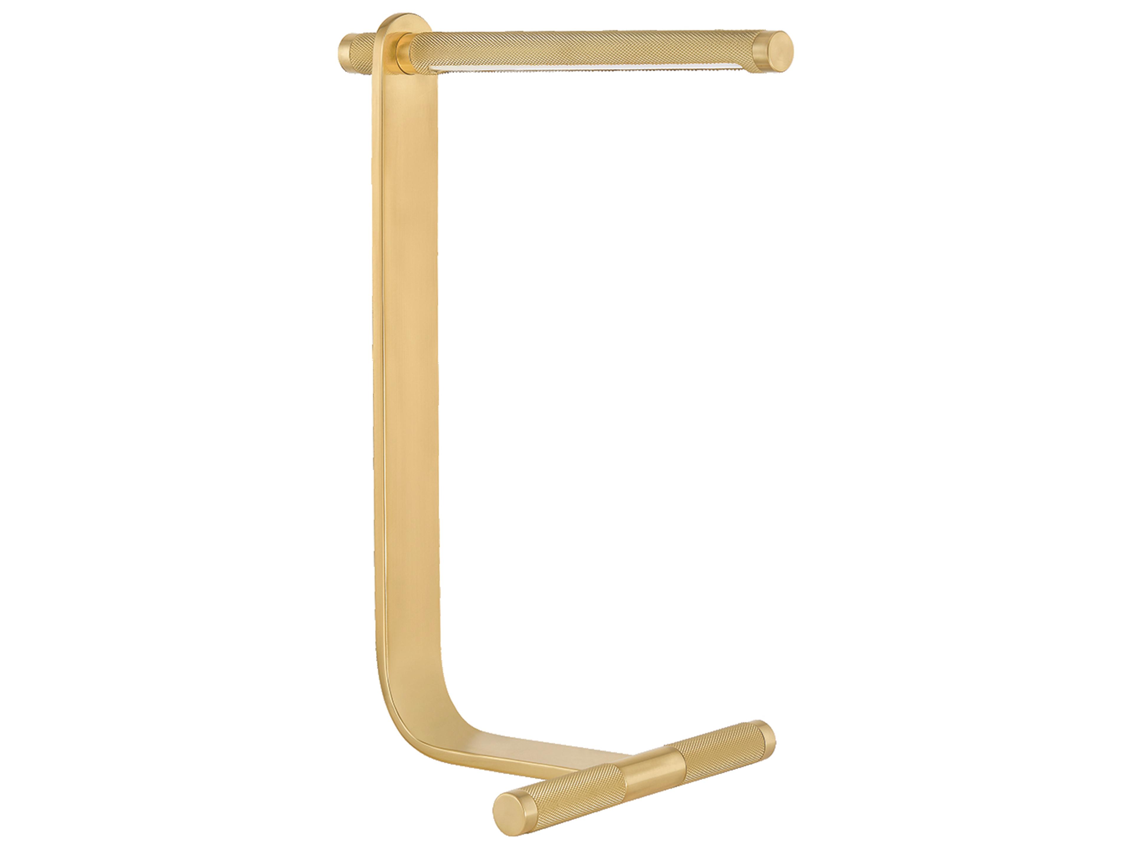 Deptford Aged Brass White Acrylic Desk Lamp