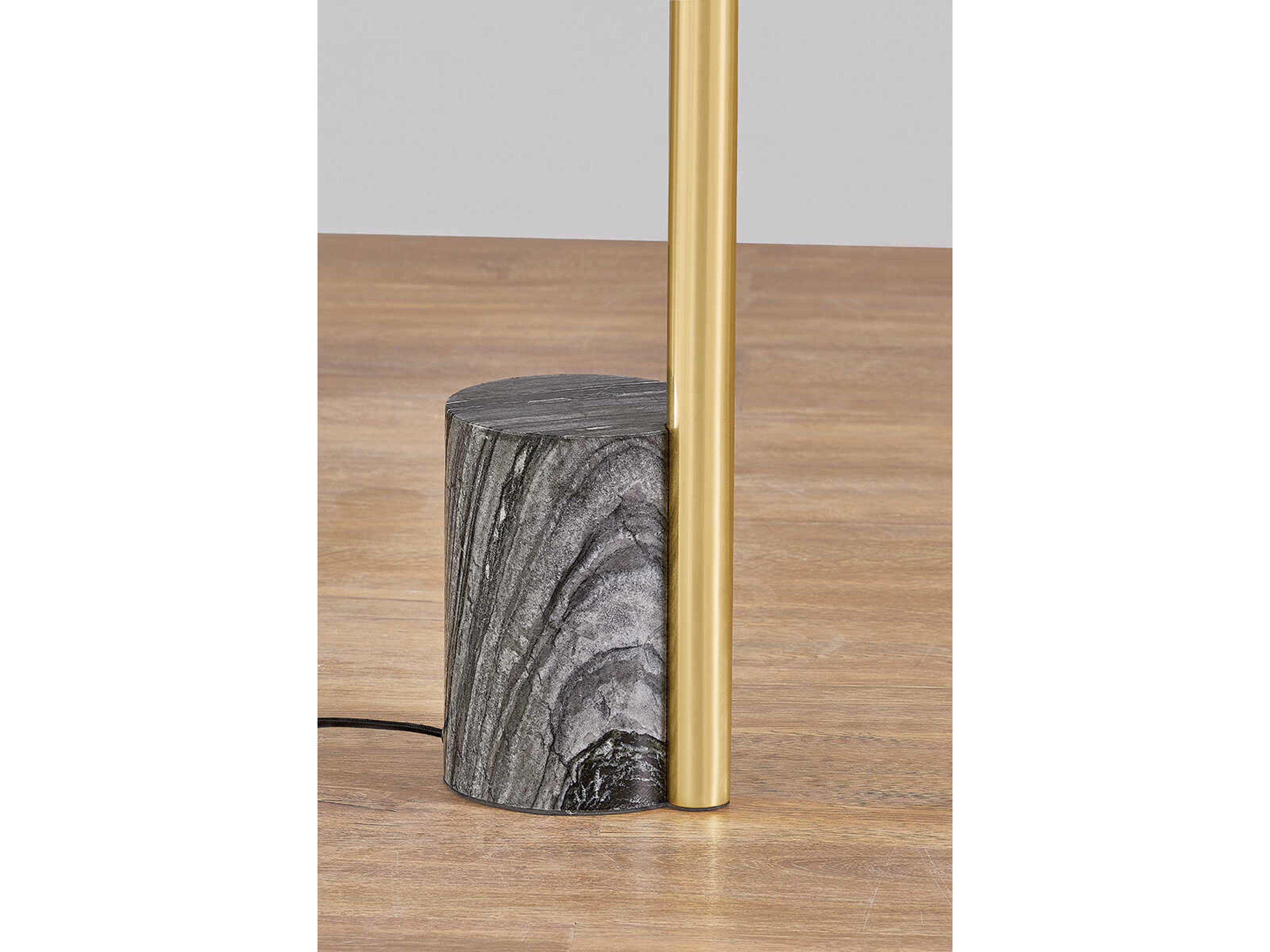 Hudson Valley Circleville Aged Brass Floor Lamp