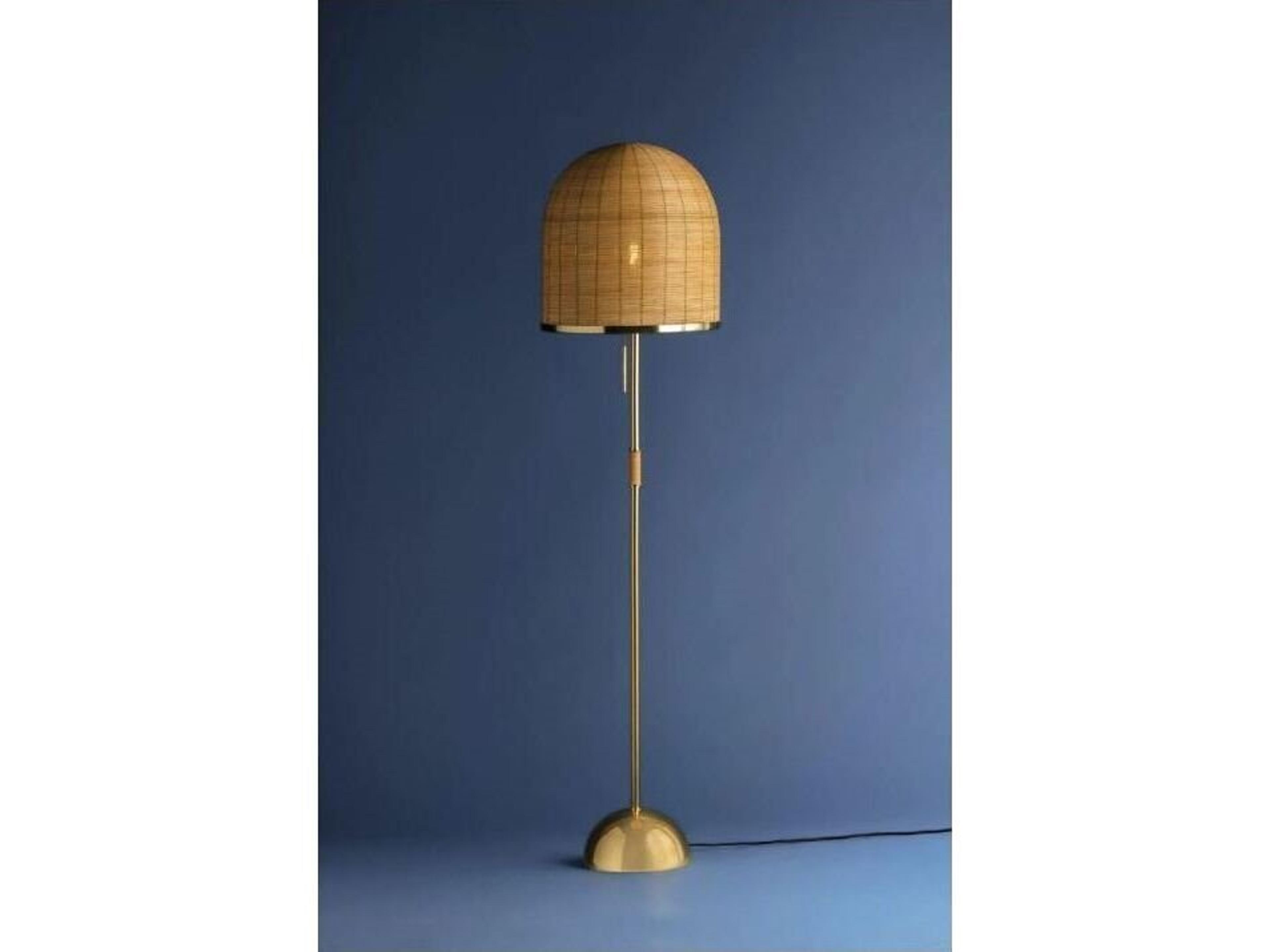 Hudson Valley Darfield Aged Brass Floor Lamp
