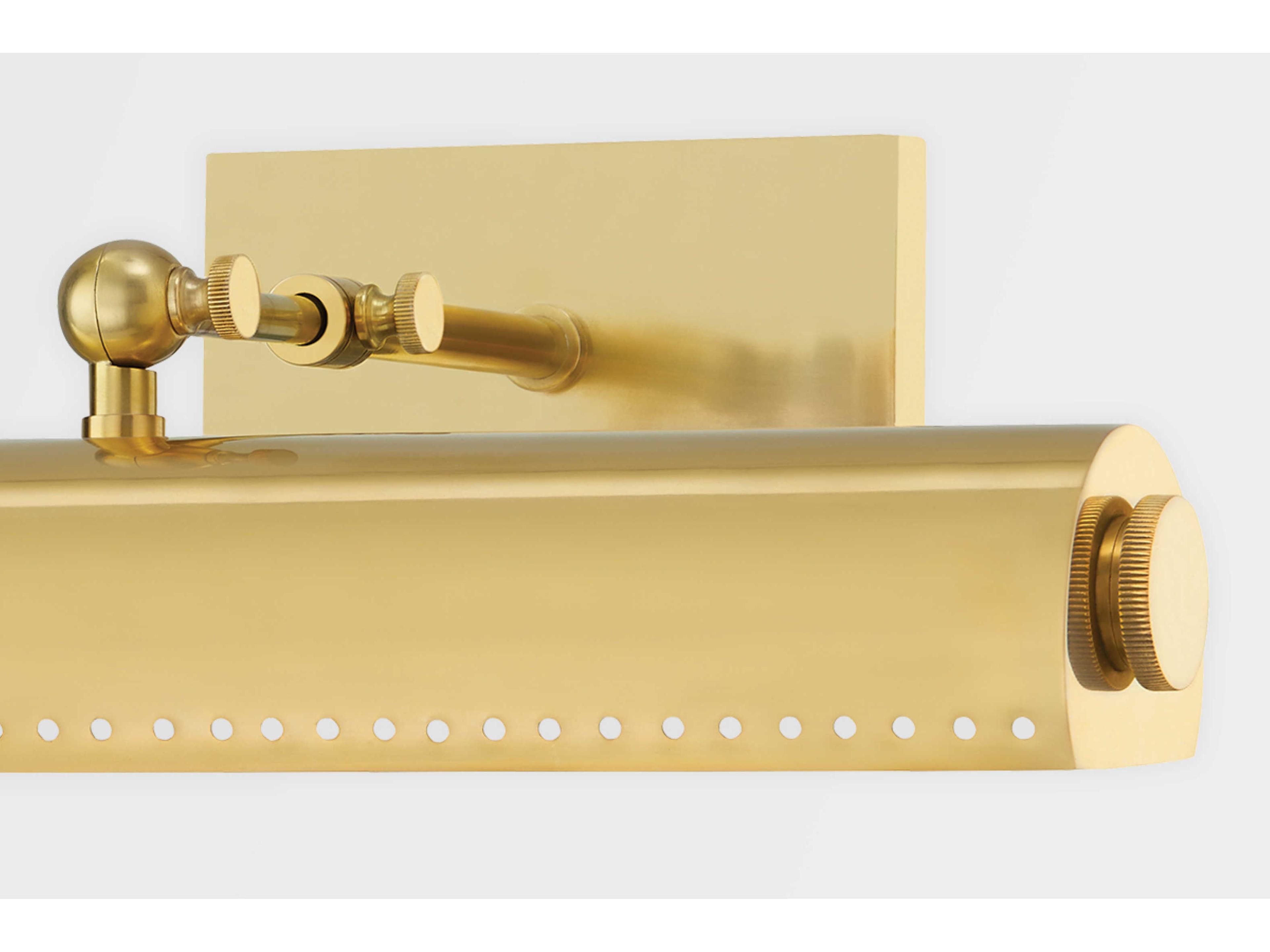 Hudson Valley Hampshire 2-Light Aged Brass Picture Light