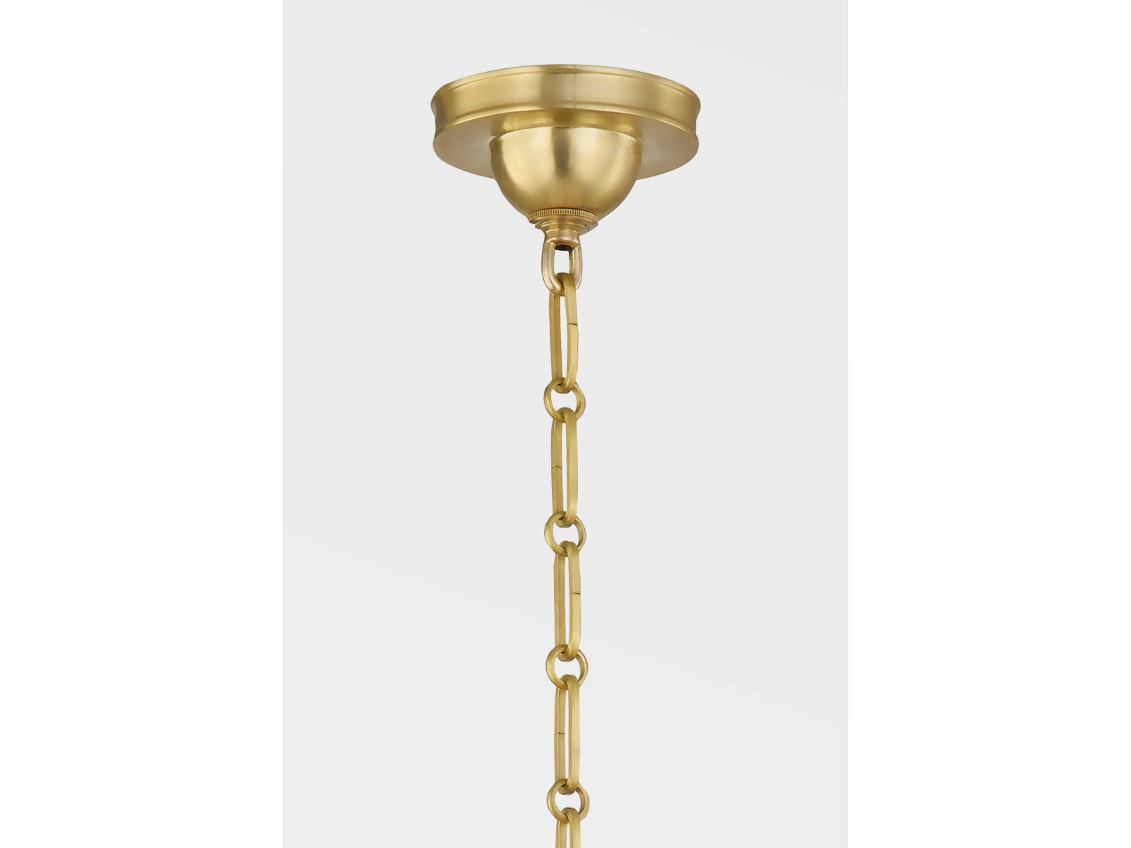 Hudson Valley Cambridge 4-Light Aged Brass darkest Blue Candelabra Empire Chandelier